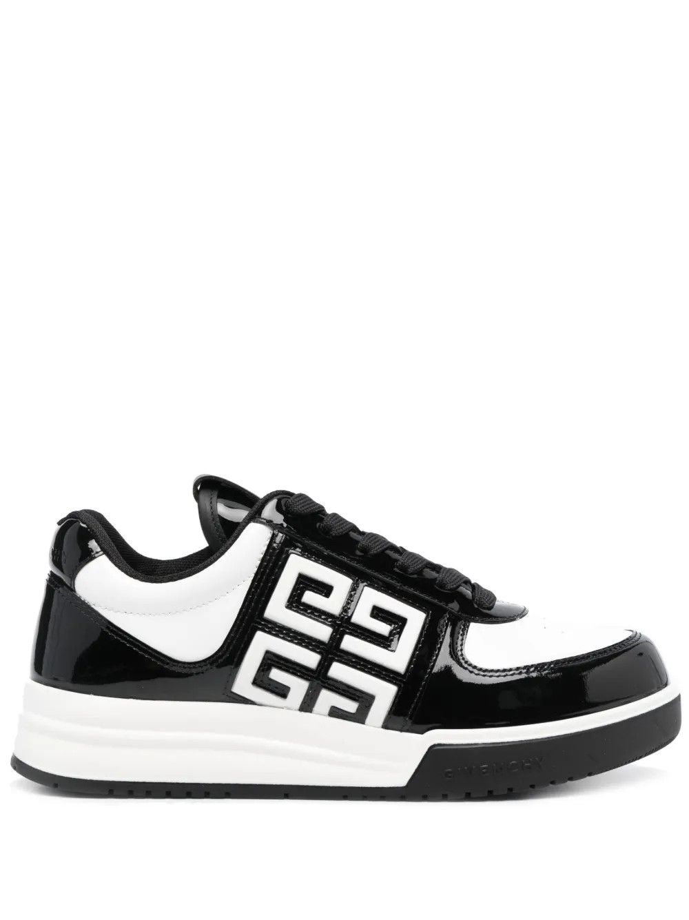 Givenchy o1w1db10325 G4 Low Top Leather Sneaker in White/Black Size US 12 / EU 45 - 1 Thumbnail