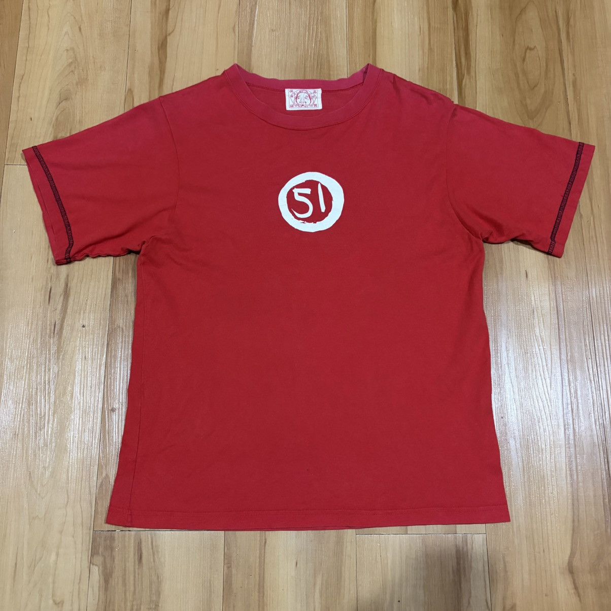 Evisu Vintage evisu red t-shirt Size US S / EU 44-46 / 1 - 1 Thumbnail