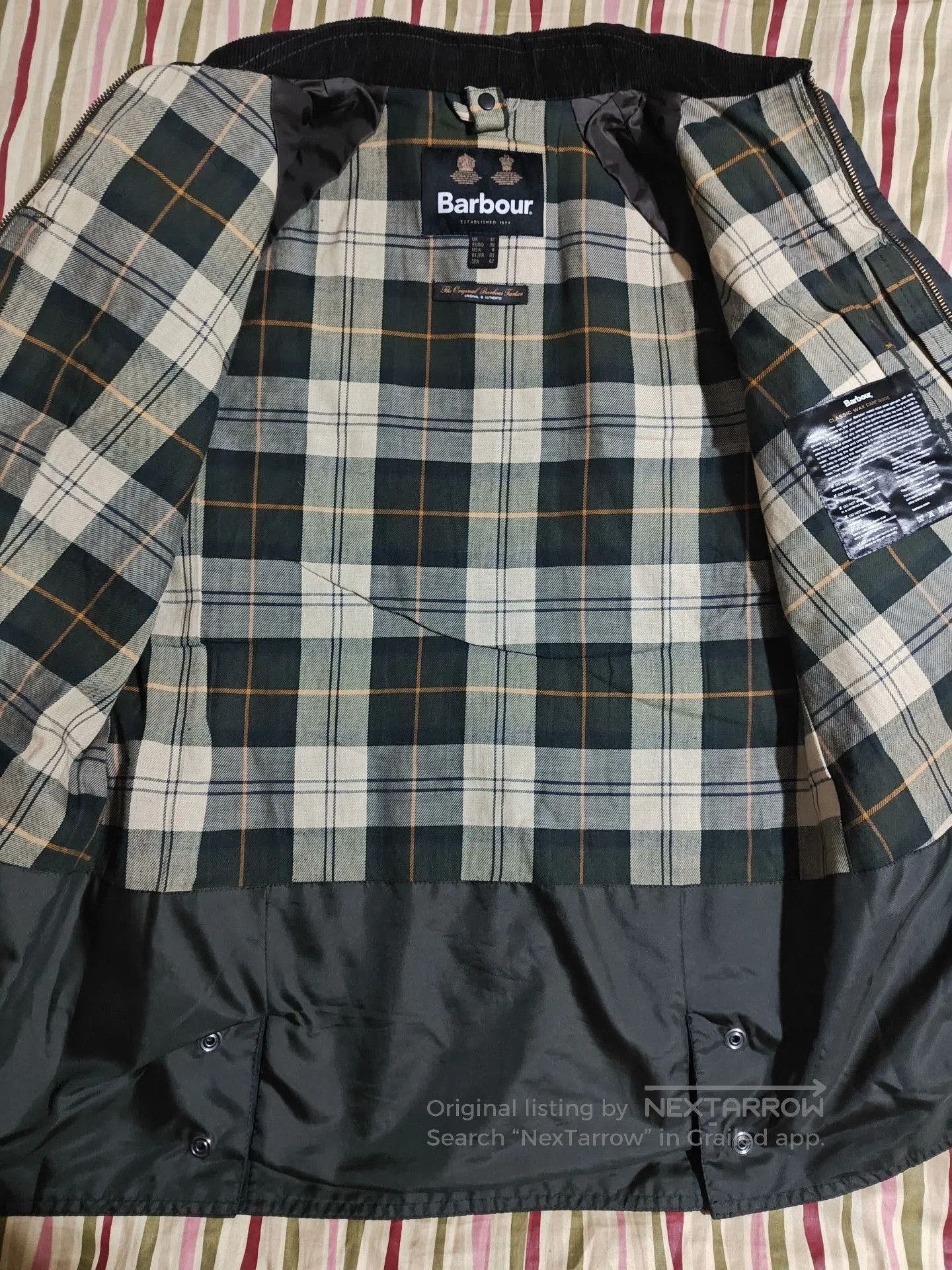 Barbour Barbour Beadnell Waxed Jacket. Size M / US 6-8 / IT 42-44 - 3 Thumbnail