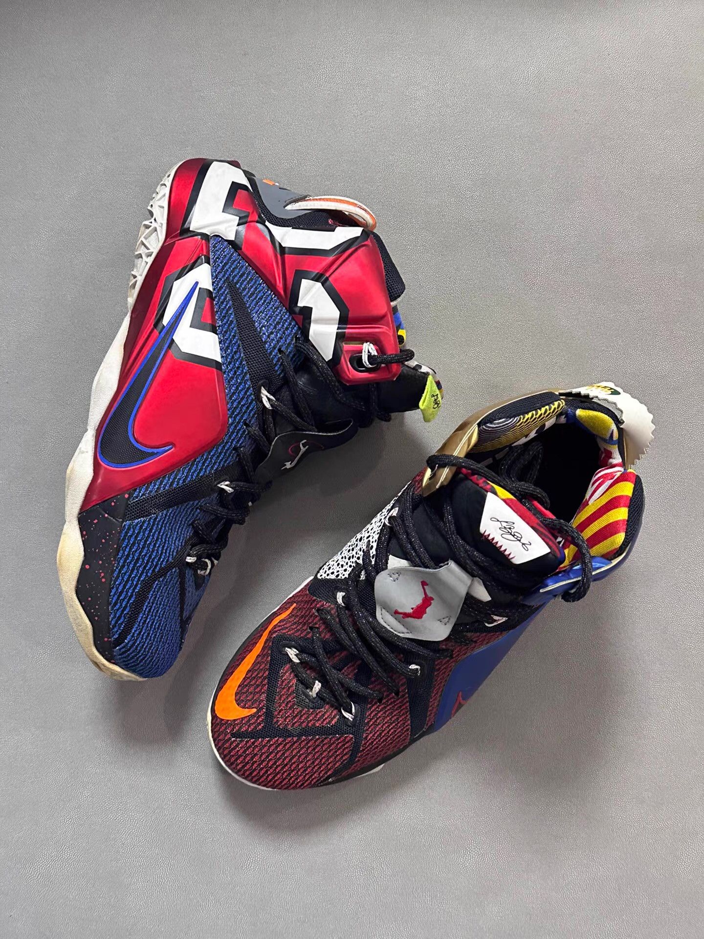 Nike Nike LeBron 12 What The Lebron Color-blocked desig Ｑ20 Size US 7.5 / EU 40-41 - 2 Thumbnail
