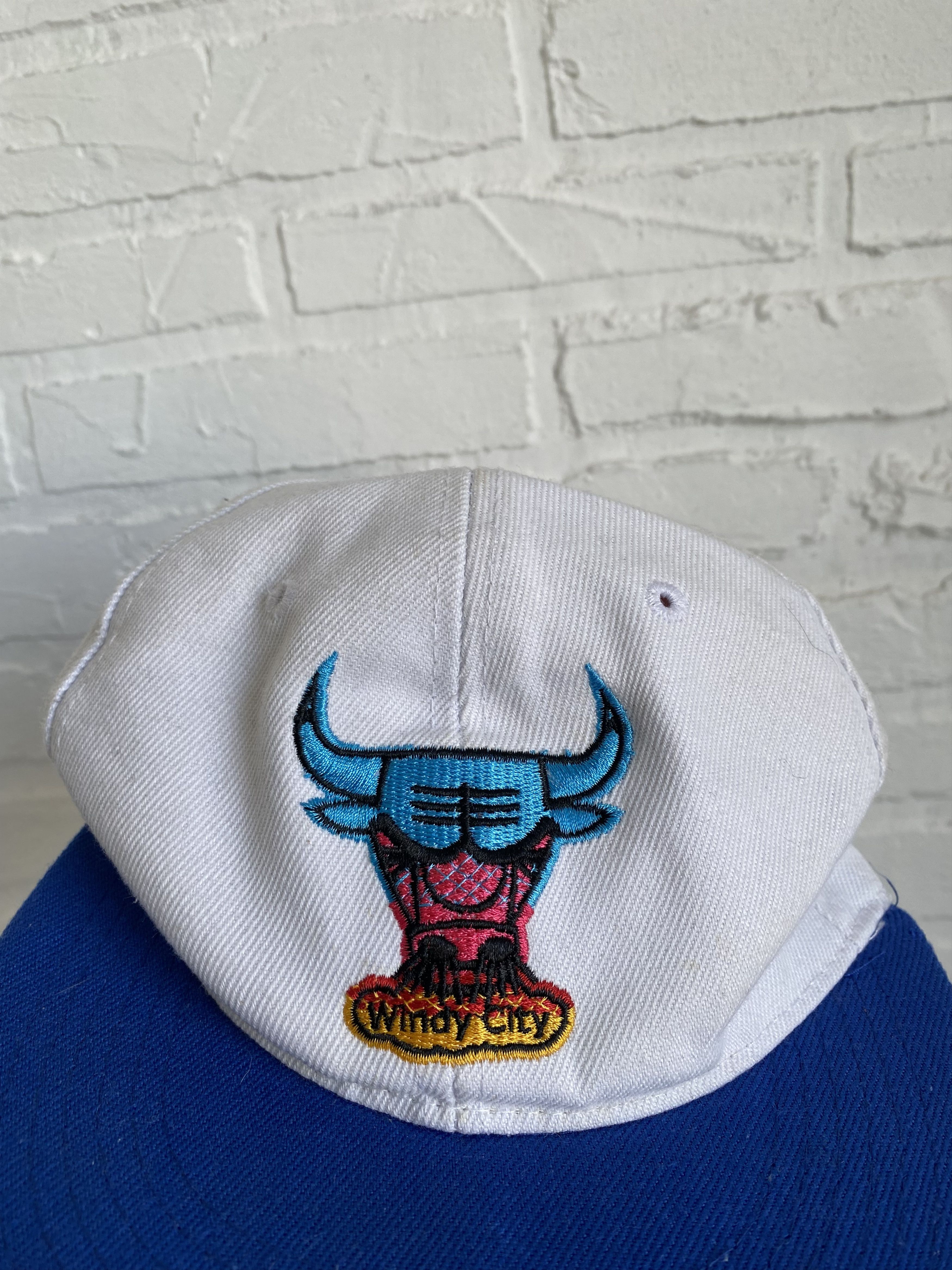 NBA × Vintage Vintage 90s Chicago bulls windy city multicolour logo cap Size ONE SIZE - 2 Thumbnail