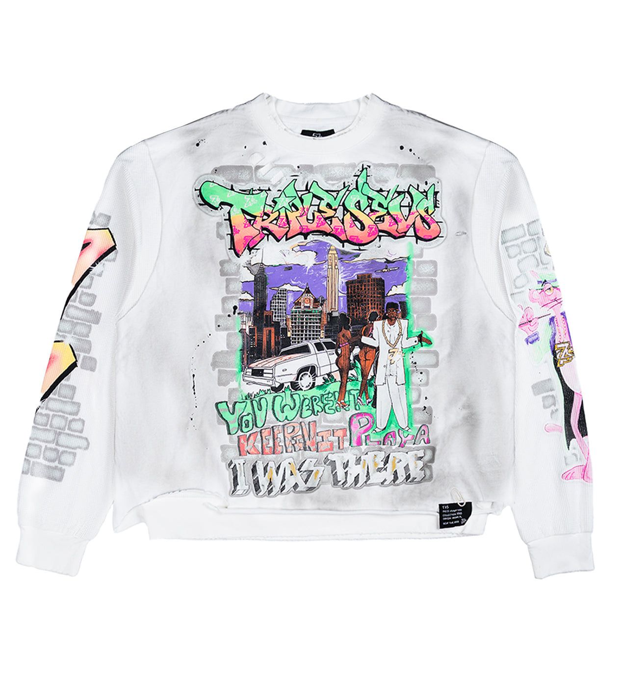 TRIPLE SEVENS Player L/S Tee White Size US XL / EU 56 / 4 - 1 Thumbnail