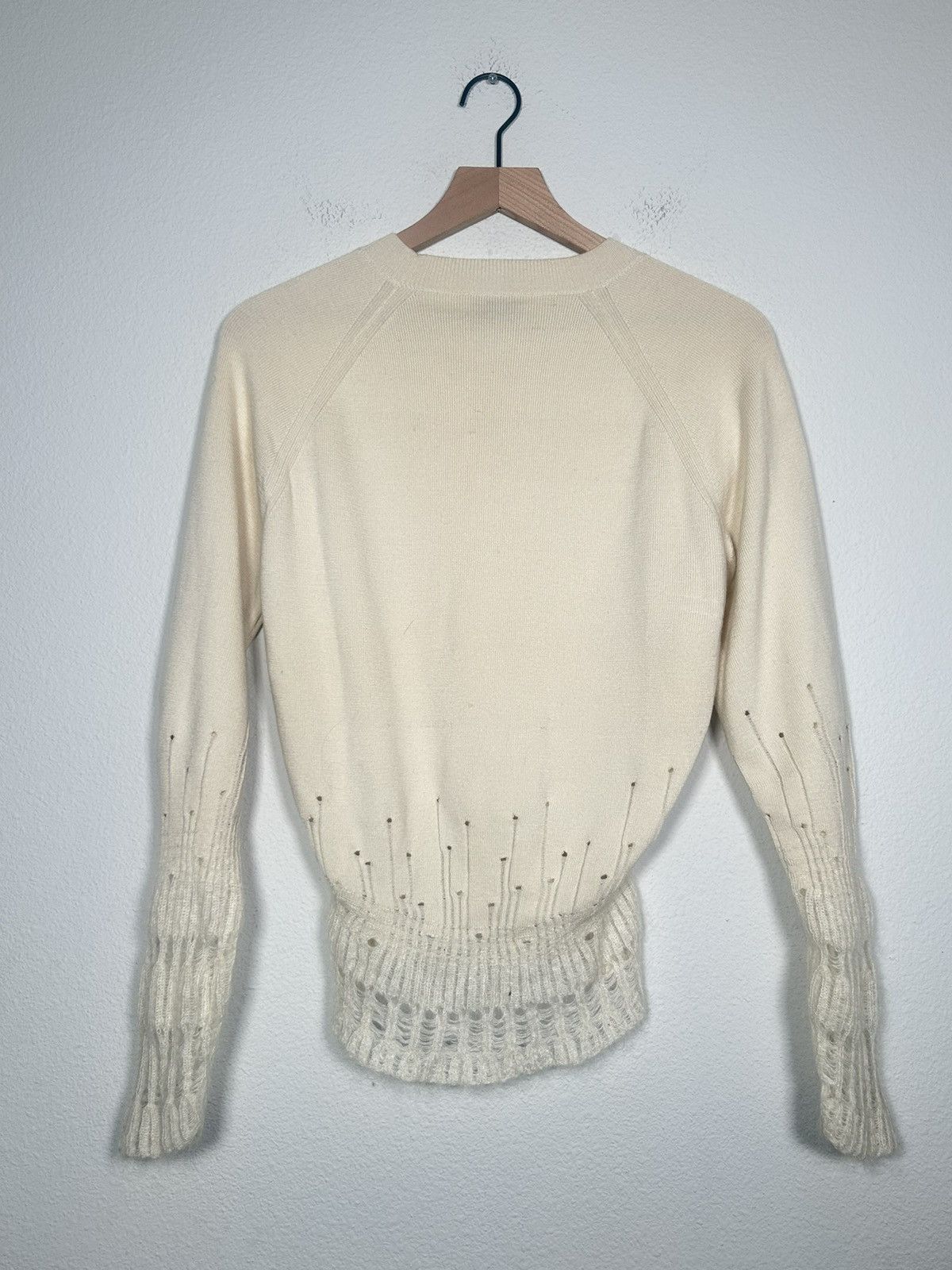 3.1 Phillip Lim Distressed Gradient Knit Sweater Size US S / EU 44-46 / 1 - 3 Thumbnail