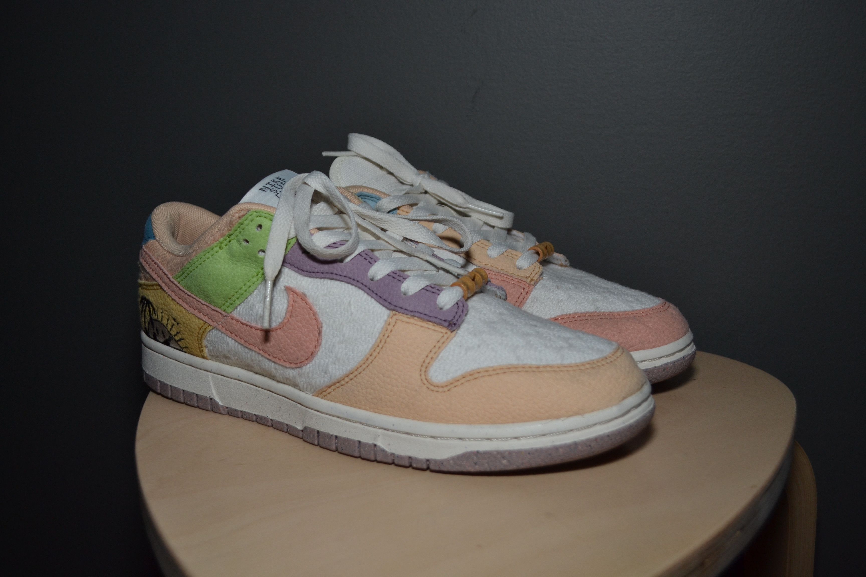 Nike Nike Dunk Low SE Sun Club Multi Peach Pink DQ0265-100 10 US Size US 10 / IT 40 - 3 Thumbnail
