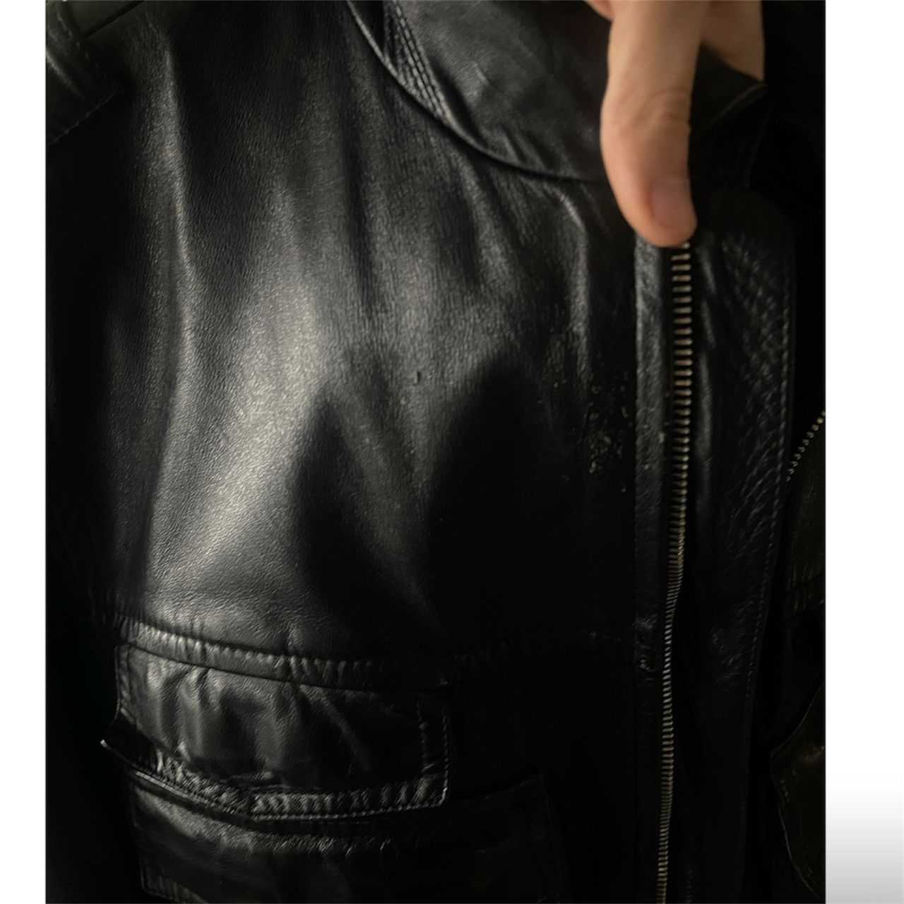 Other Polizei Cropped Leather Jacket Size US M / EU 48-50 / 2 - 7 Thumbnail