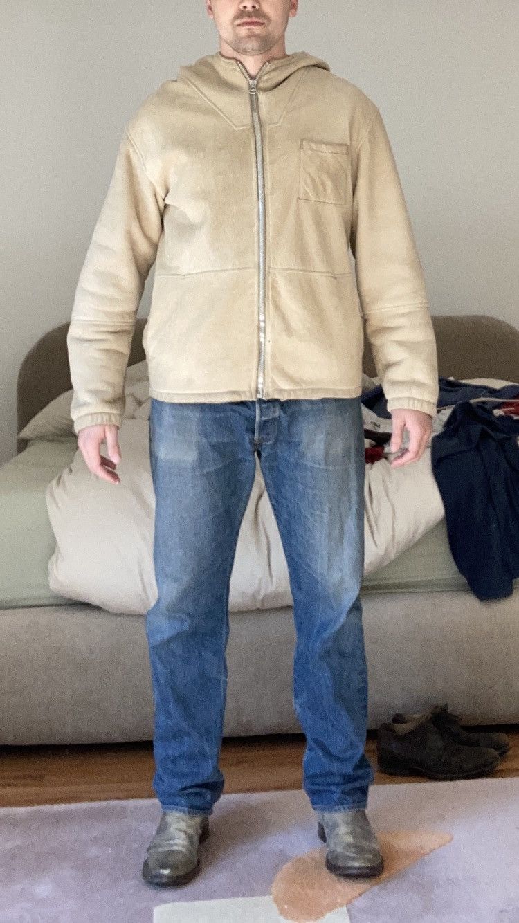 Helmut Lang Sheepskin Leather Hooded Jacket Size US L / EU 52-54 / 3 - 7 Thumbnail