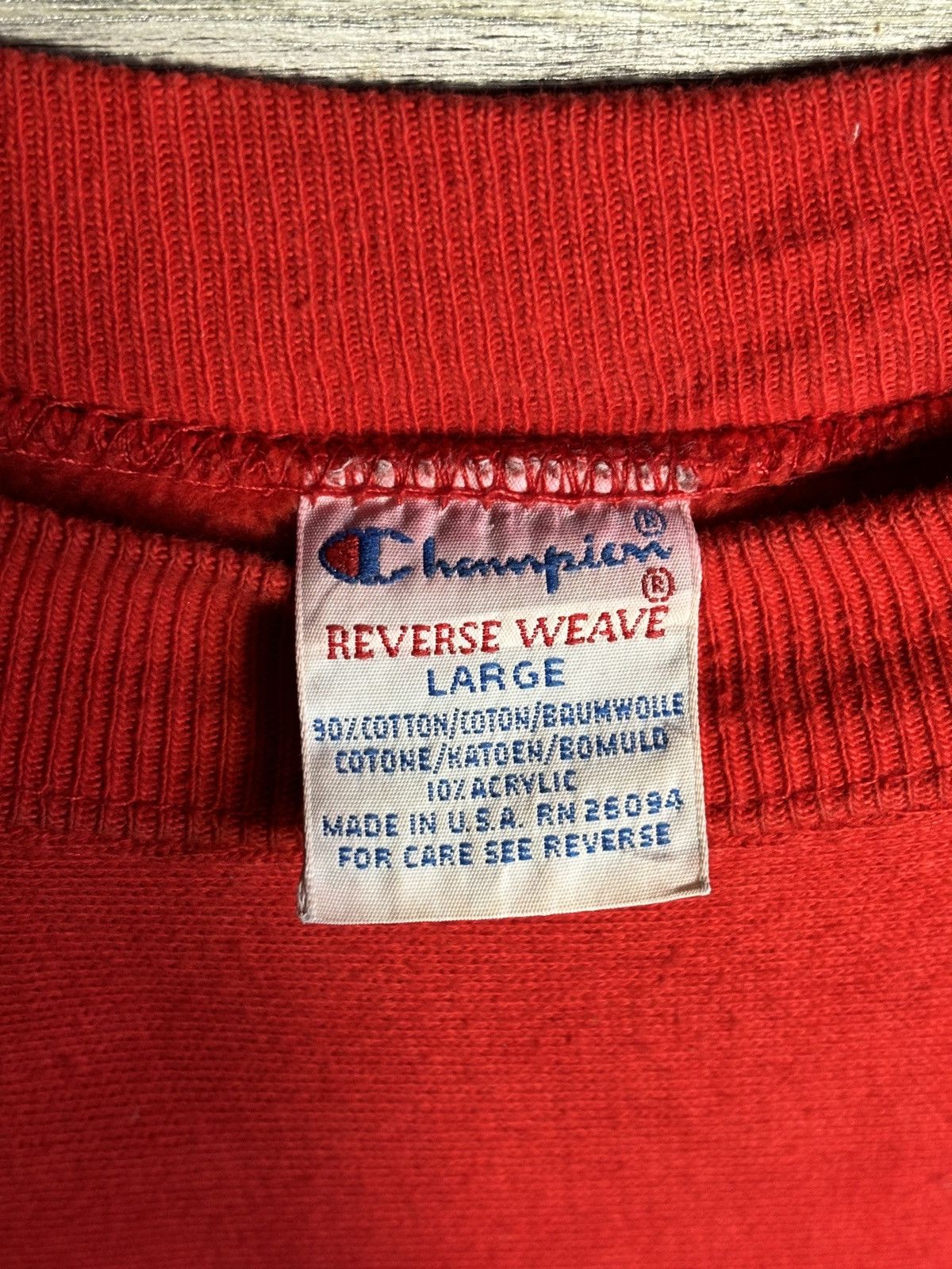 Champion × Vintage Vintage 90s Champion Reverse Weave Sweatshirt Size US L / EU 52-54 / 3 - 4 Thumbnail