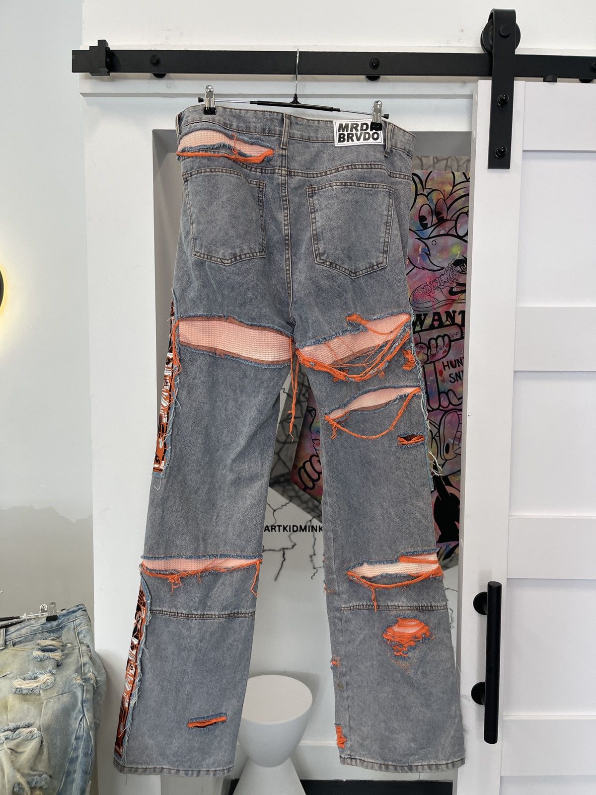 Who Decides War WHO DECIDES WAR Stained Glass Denim Size US 36 / EU 52 - 2 Thumbnail