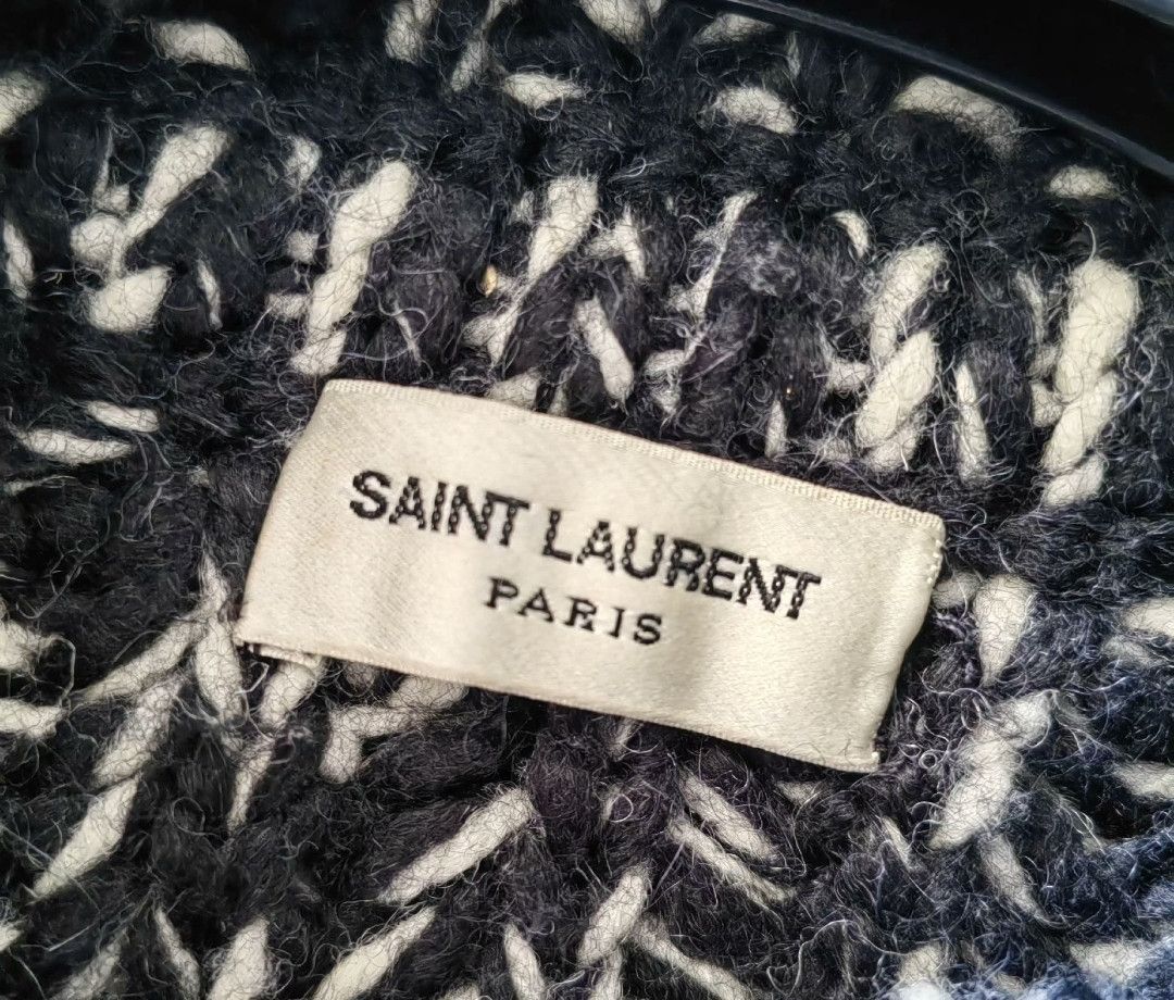 Saint Laurent Paris Saint Laurent Black and white cloak-2505 Size US M / EU 48-50 / 2 - 4 Thumbnail
