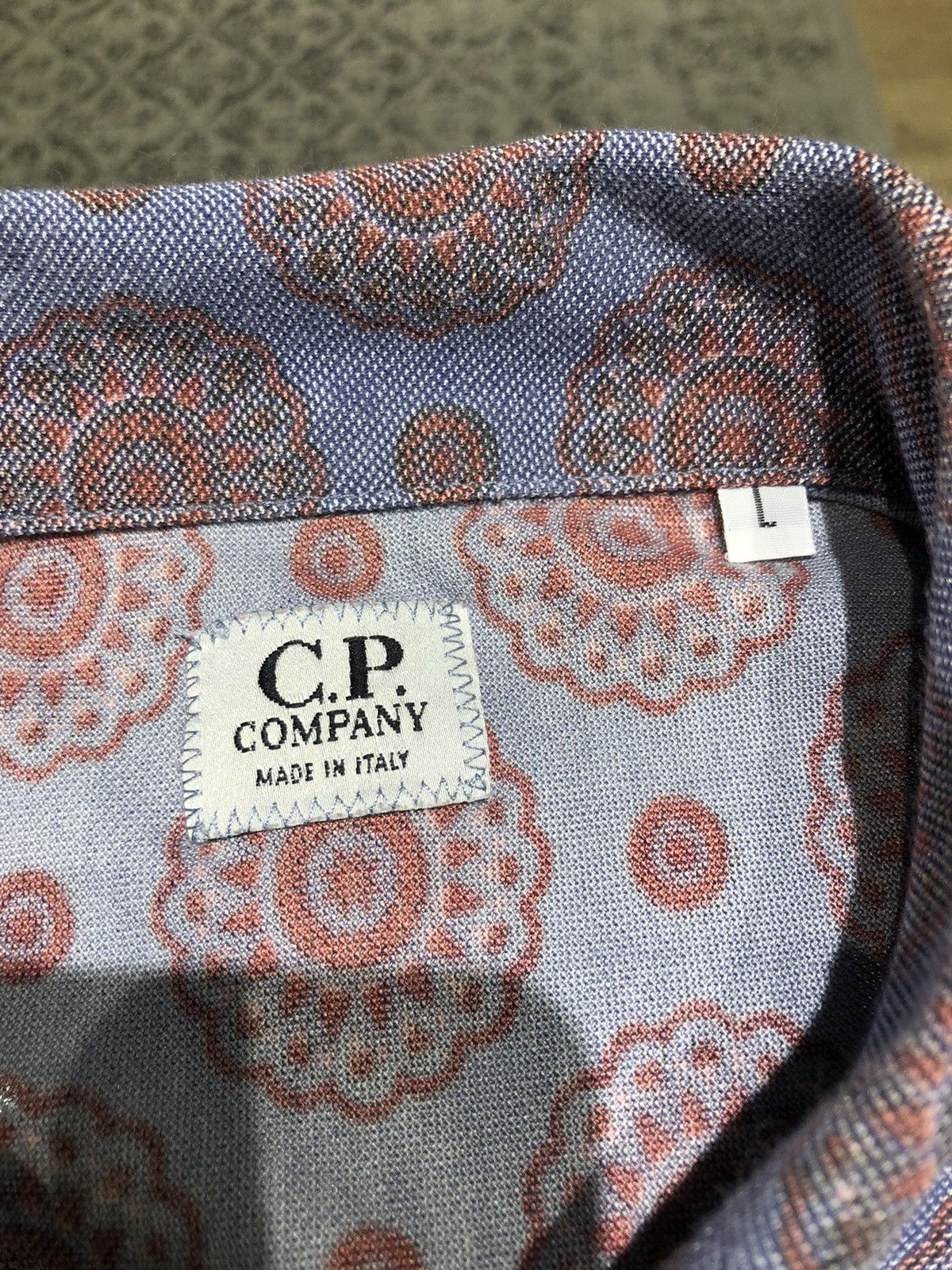 C.P. Company SS 1996 CP Company Paisley Polo Shirt Size US M / EU 48-50 / 2 - 4 Thumbnail