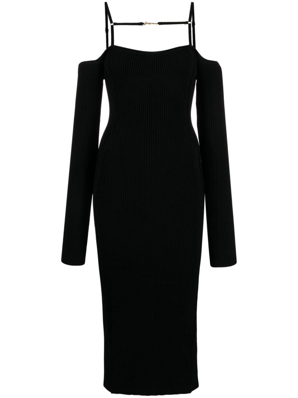 Jacquemus LA ROBE SIERRA MIDI DRESS Size S / US 4 / IT 40 - 1 Thumbnail