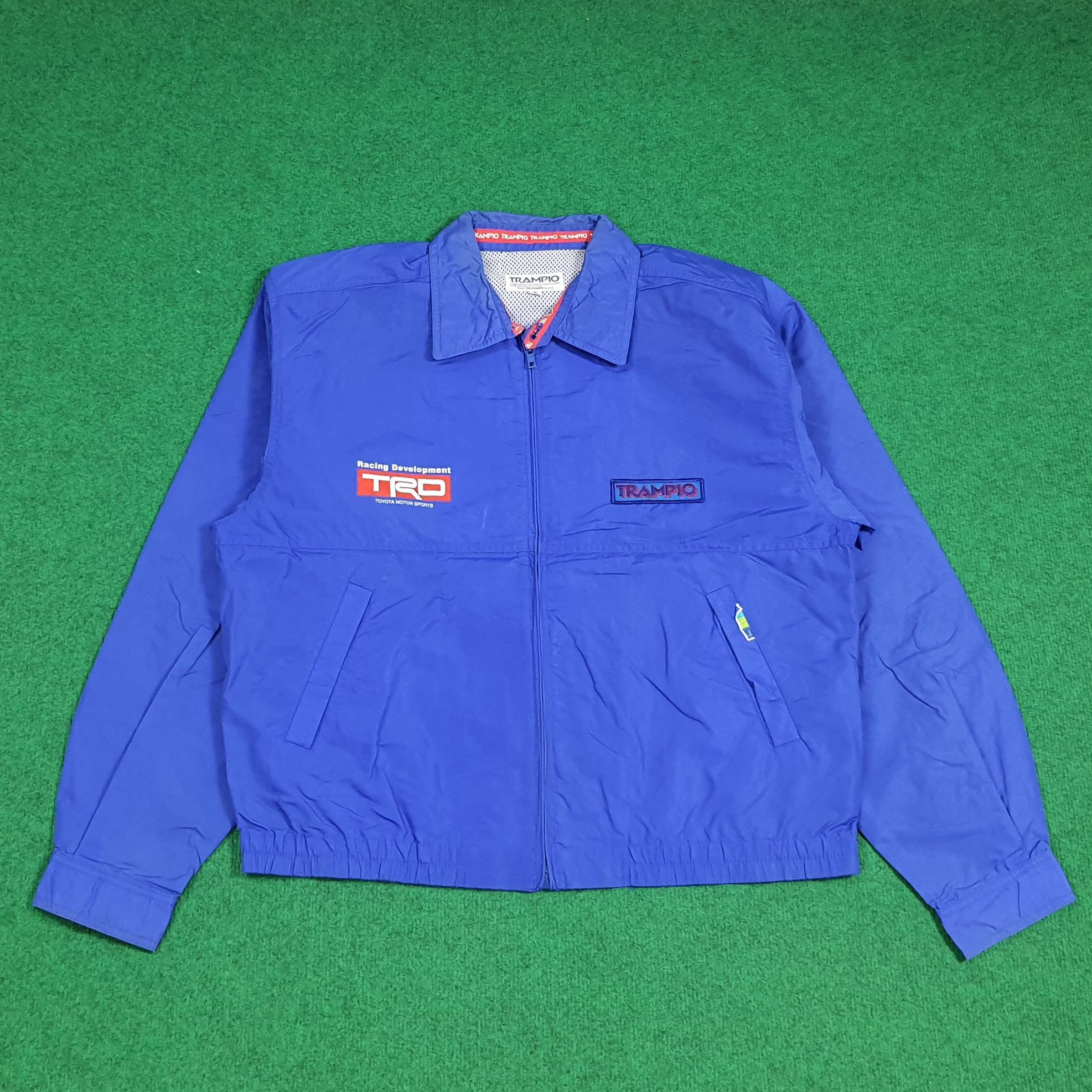 Japanese Brand Vintage TRD Toyota Custom Logo Light Thin Jacket C281N7 Size US L / EU 52-54 / 3 - 3 Thumbnail