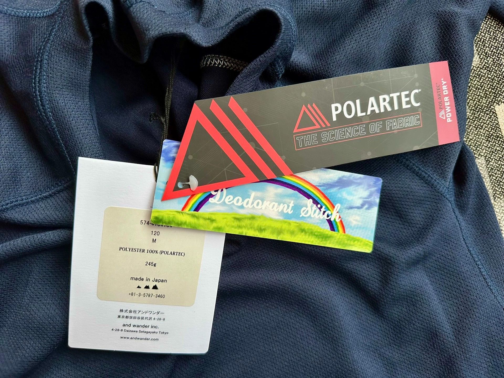 And Wander and wander power dry raglan LS Polartec jersey Size US M / EU 48-50 / 2 - 6 Thumbnail