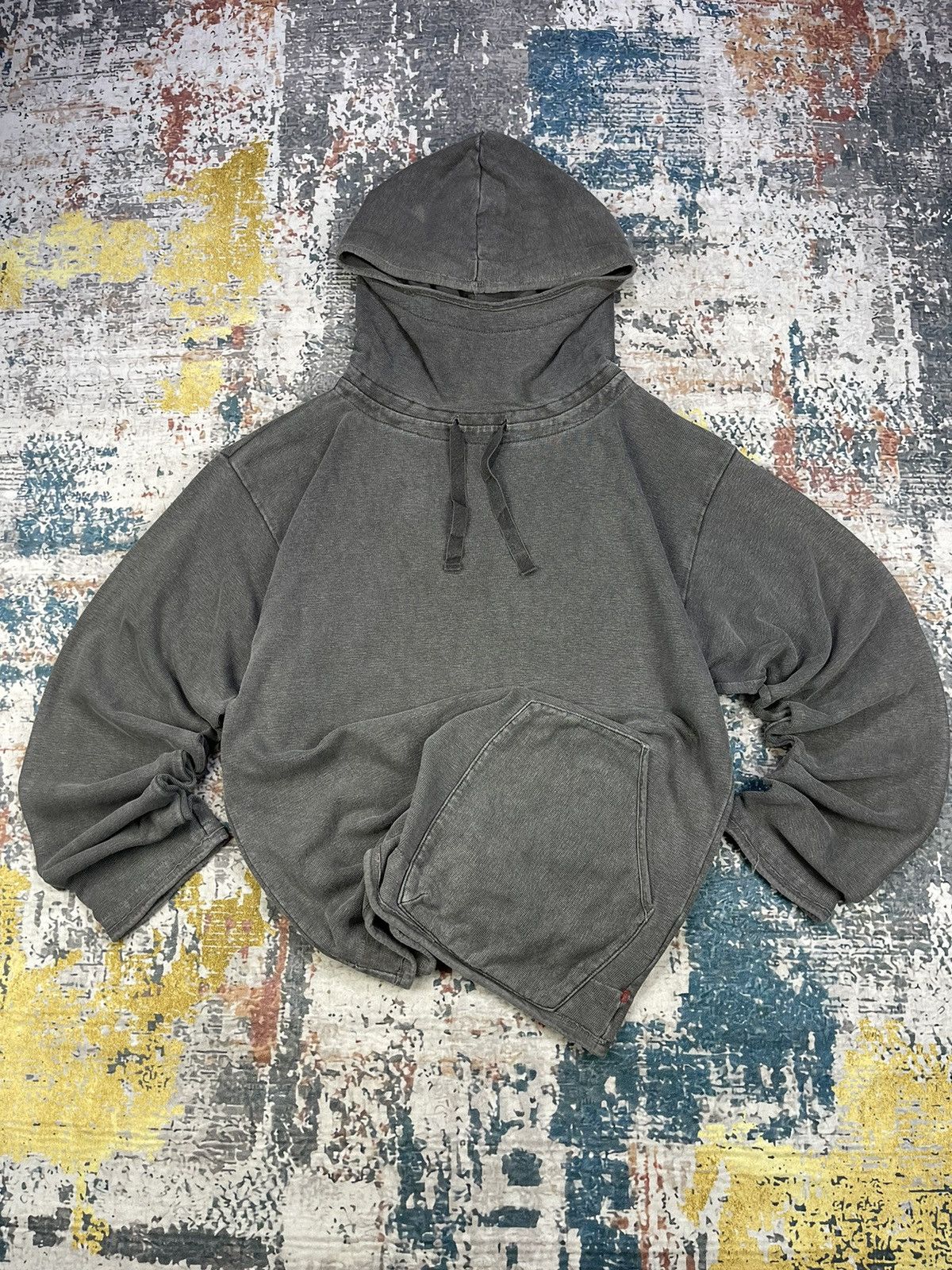 Vintage 45rpm Single Assymetrical Pocket Pull Over Hoodies