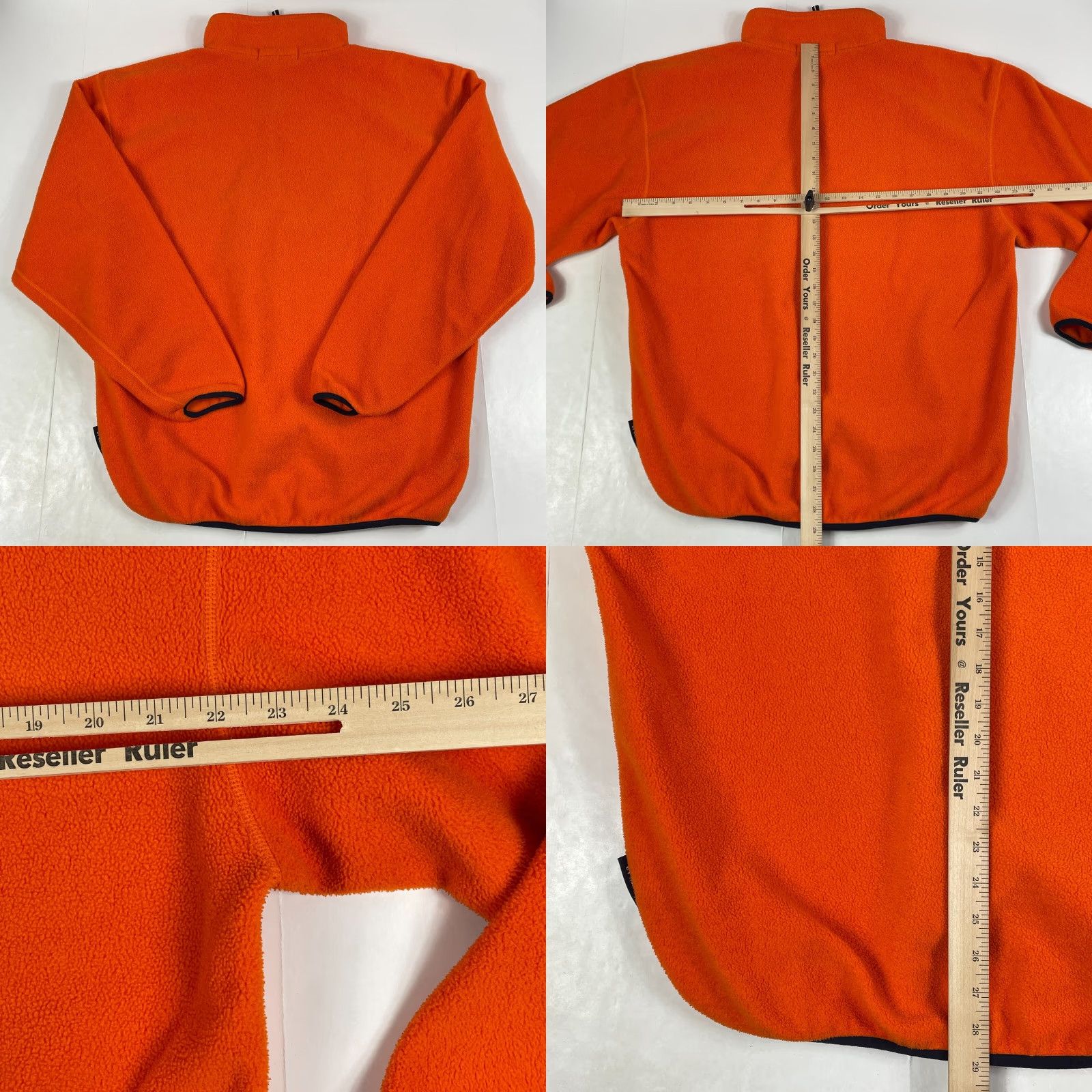 Nautica VINTAGE Nautica Jacket Mens Large Orange Competition Fleece 1/4 Zip Hiking USA Size US L / EU 52-54 / 3 - 8 Thumbnail