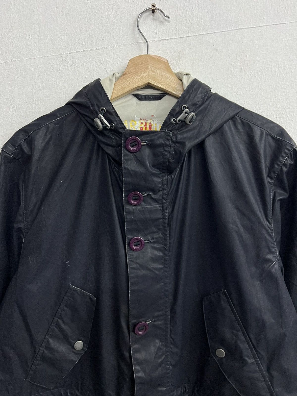 Barbour × Streetwear × Vintage Barbour Carbon Durham Kagoule 