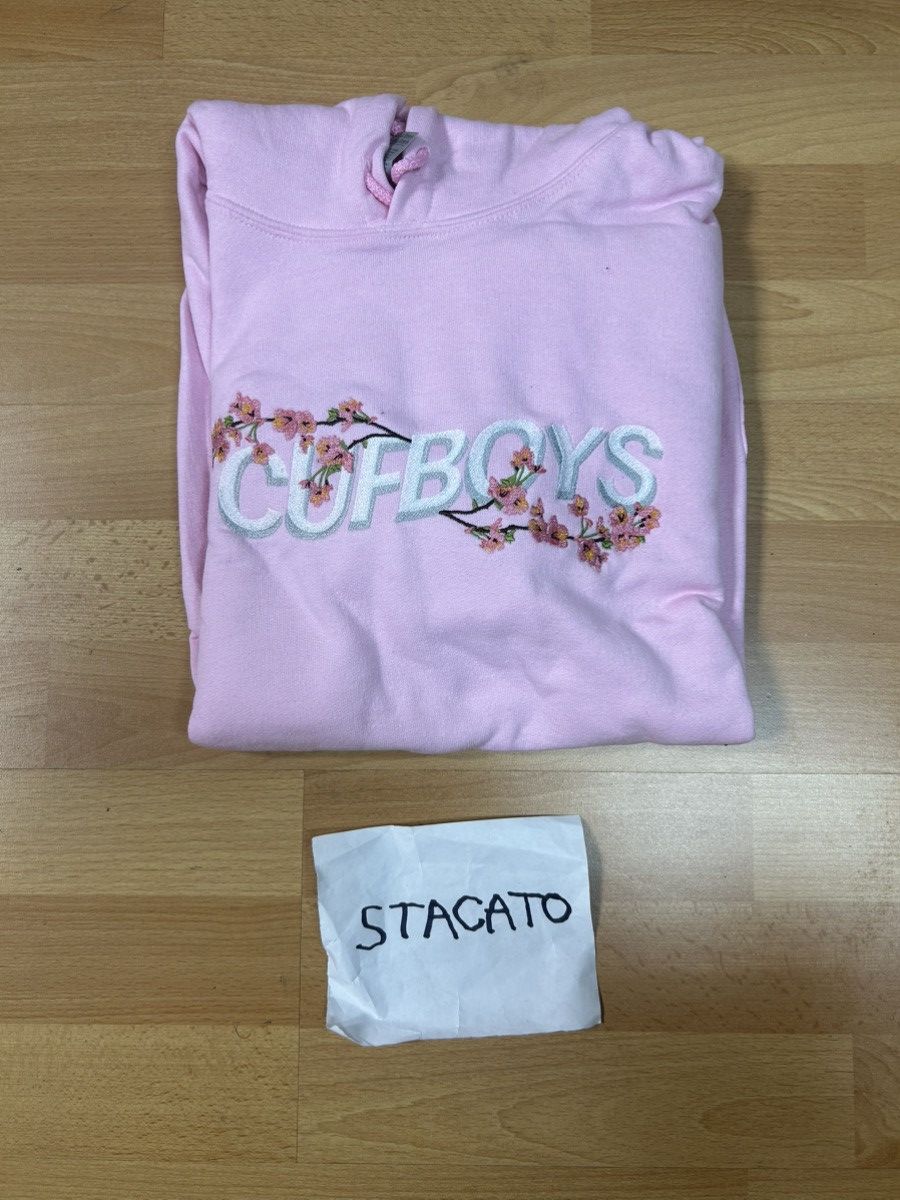 Rap Tees × Vintage CUFBOYS Cherry Blossom Hoodie Pink Size US S / EU 44-46 / 1 - 5 Thumbnail