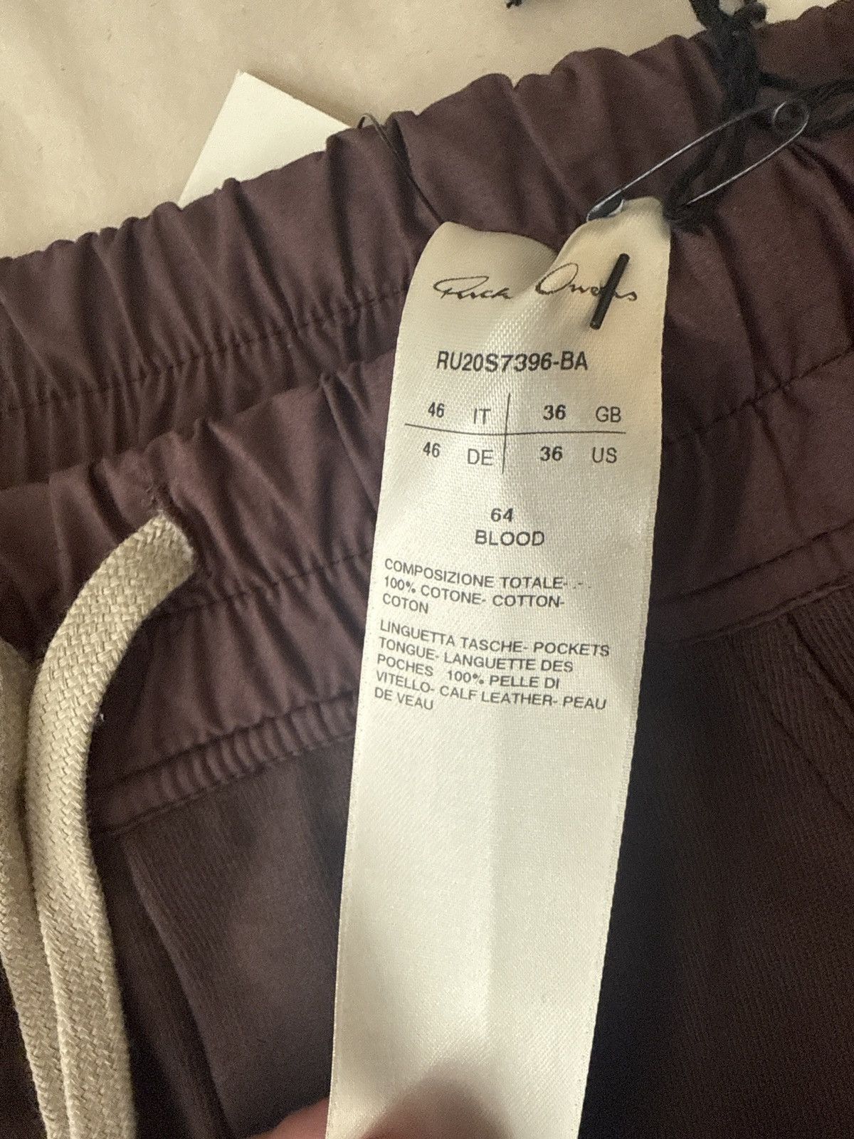 Rick Owens Rick Owen Tecuatl SS20 Bauhaus Cargo Sweatpants Size US 30 / EU 46 - 3 Thumbnail