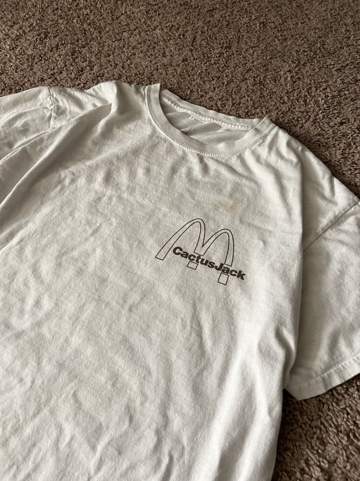 Travis Scott Travis Scott Cactus Jack x McDonalds Tee Size US M / EU 48-50 / 2 - 3 Thumbnail