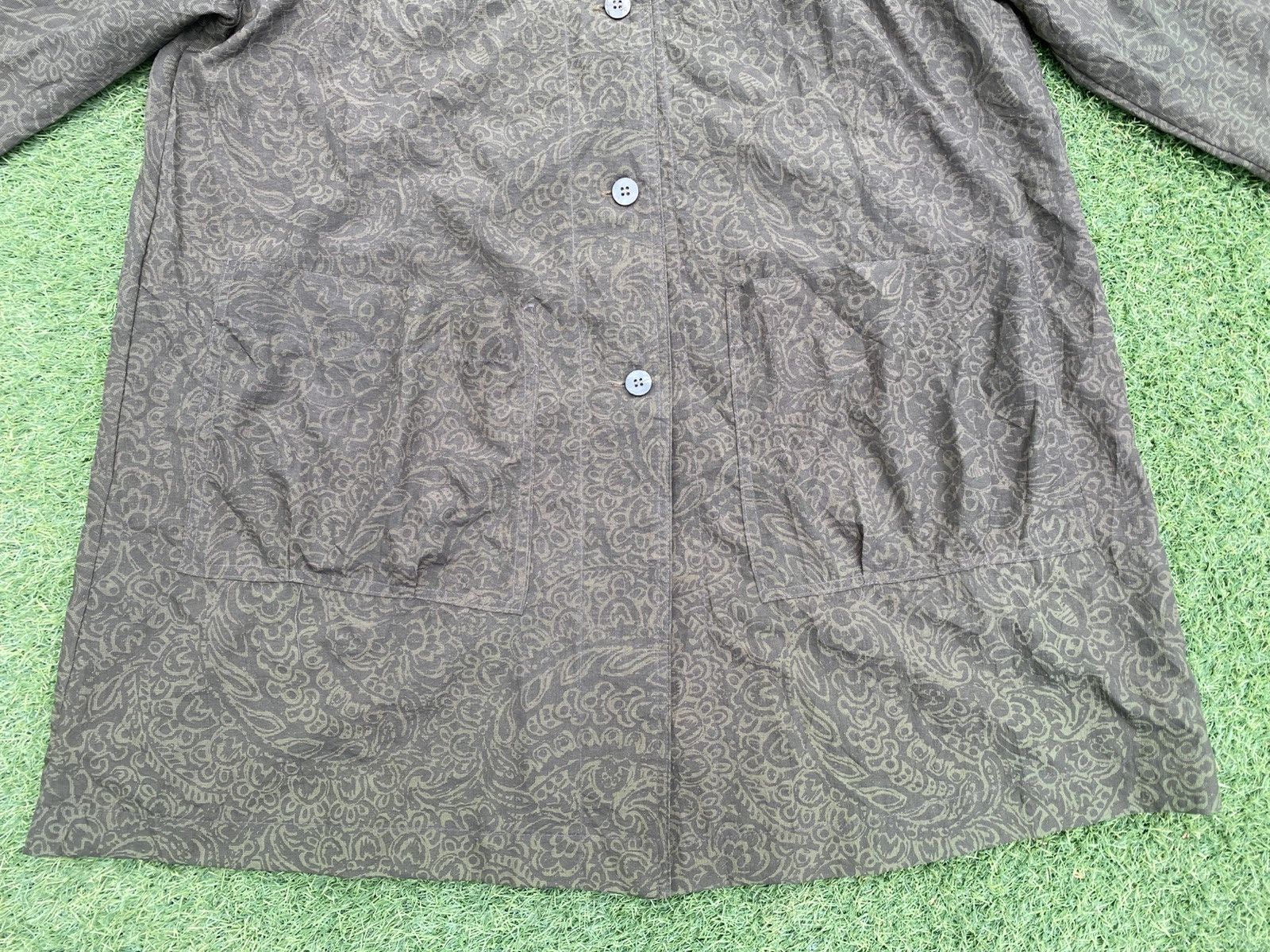 Issey Miyake Grape Co LTD Vintage Chore Floral Pattern Light Jacket Size US L / EU 52-54 / 3 - 2 Thumbnail