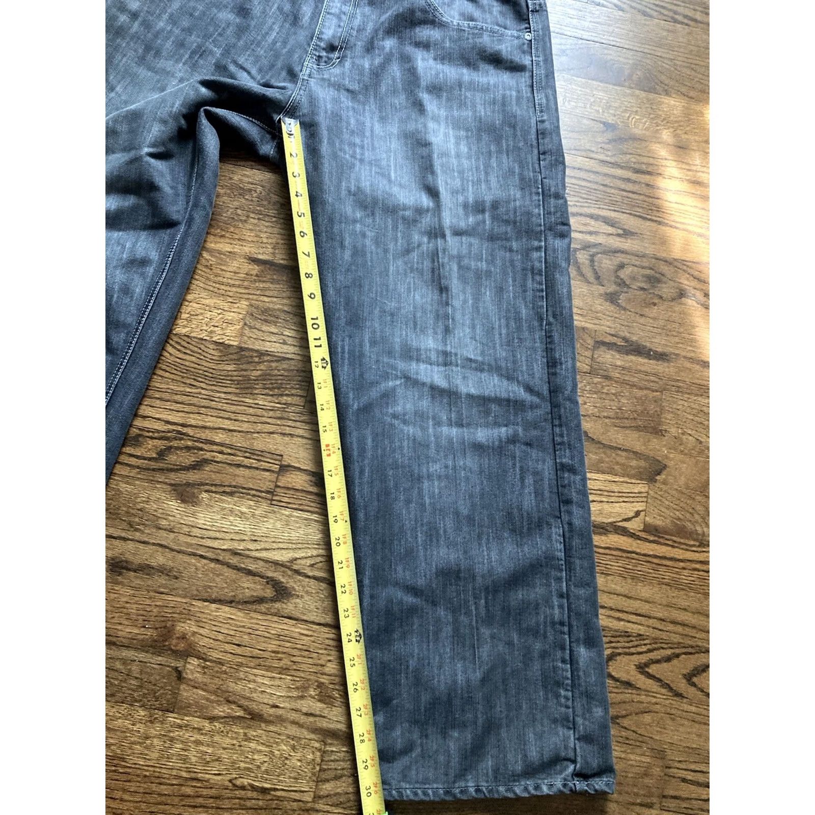 Avirex VINTAGE Avirex Jeans Mens 38x32 Black Denim Baggy Hip Hop 90s Gothic Straight Relaxed 5-Pocket Men Baggy Jeans Size US 38 / EU 54 - 5 Thumbnail