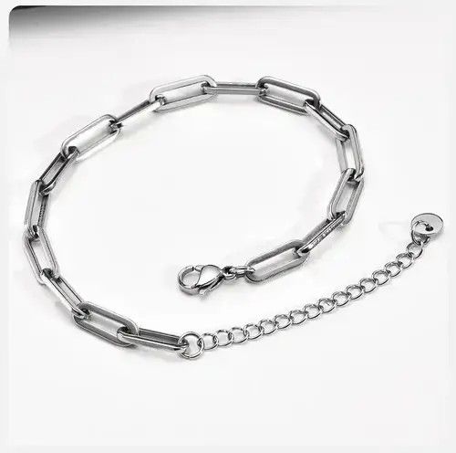 Complex Geometries 5mm Adjustable Paperclip Chain Bracelet Size ONE SIZE - 4 Thumbnail