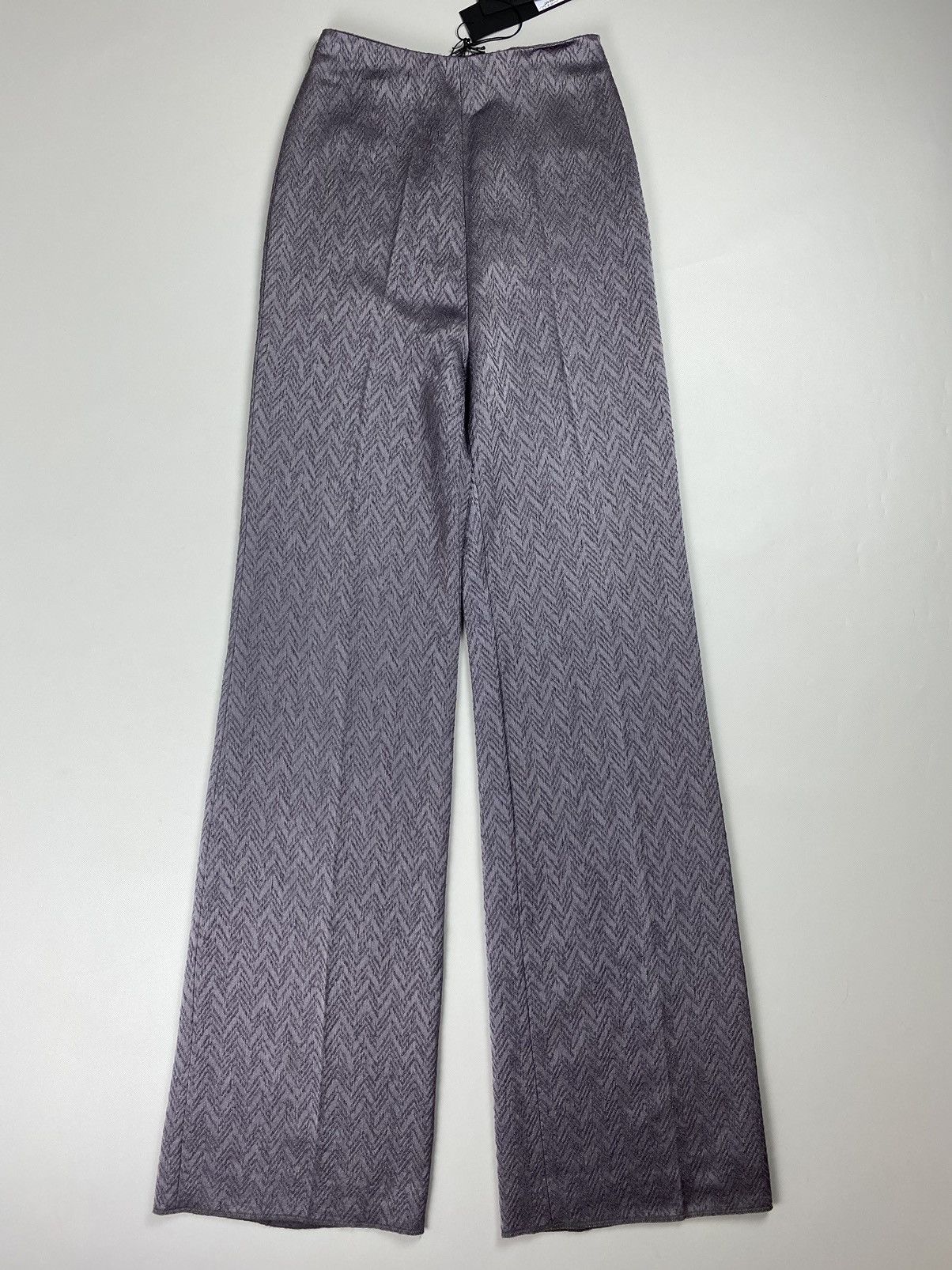 image of Haider Ackermann Kurokawa Violet Wide Leg Trousers Pants, Women's (Size 25)