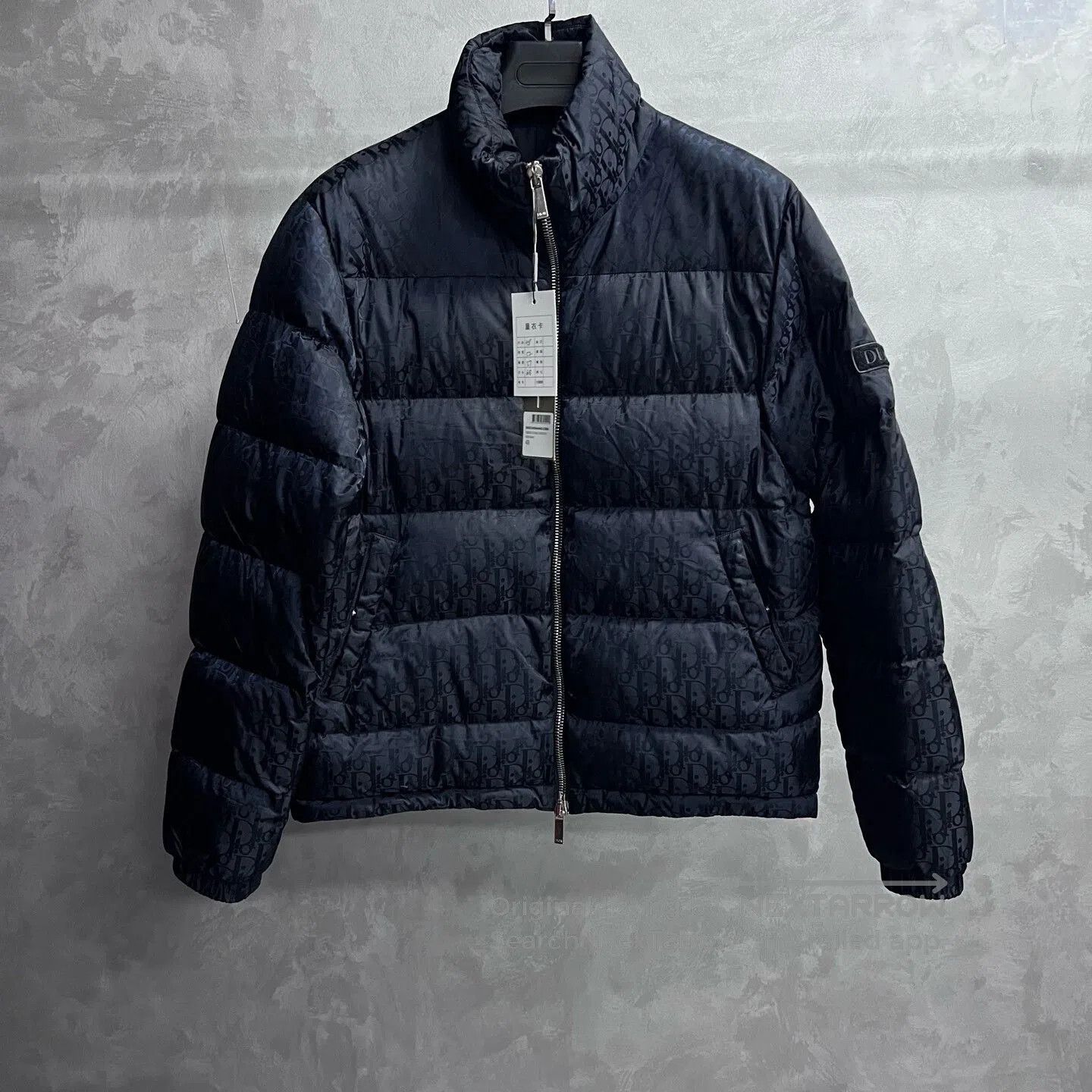 Dior Dior Latest Black Print Short Down Jacket. Size US M / EU 48-50 / 2 - 1 Thumbnail