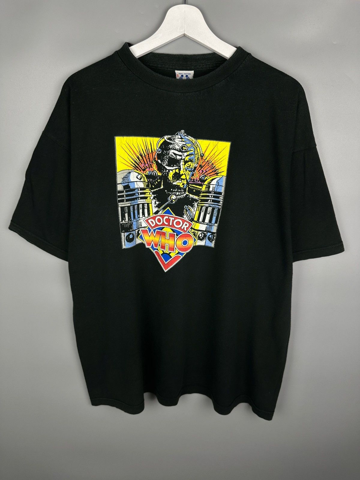 Vintage 90s Vintage Doctor Who Movie Graphic T Shirt Tee Size US XL / EU 56 / 4 - 1 Thumbnail