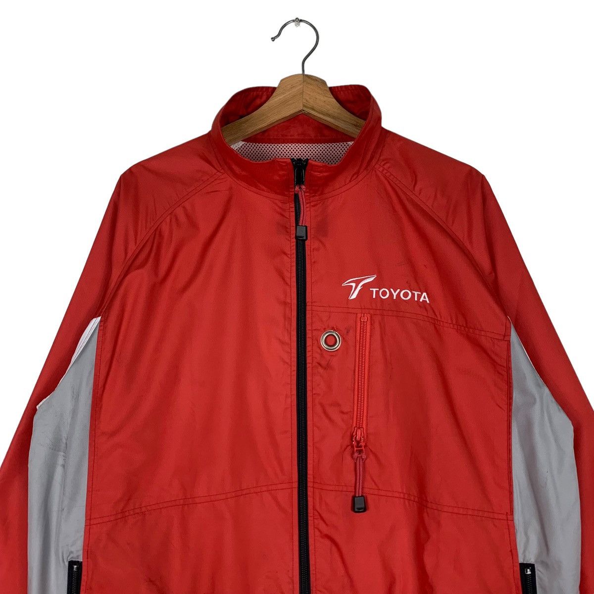 Japanese Brand TOYOTA Embroidered Big Logo Red Light Jacket #0928-C41 Size US M / EU 48-50 / 2 - 4 Thumbnail