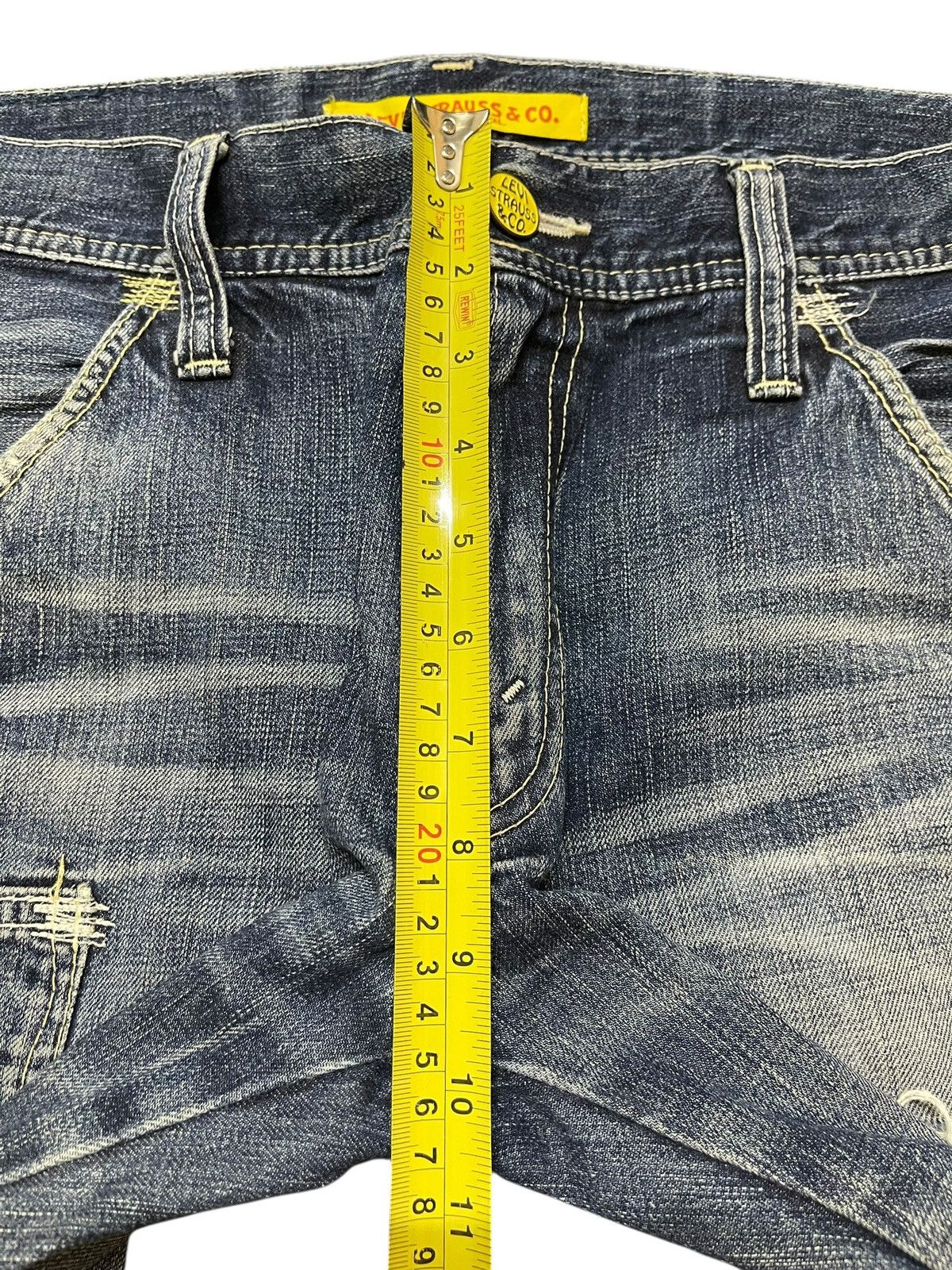Levi's Vintage 90s Levis 502 Faded Wash Distress Style Loose Jeans Size US 32 / EU 48 - 15 Thumbnail