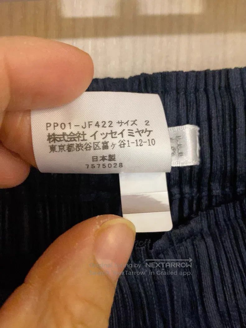 Issey Miyake Issey Miyake Dark Blue Trousers Size 25" / US 0 / IT 36 - 3 Thumbnail
