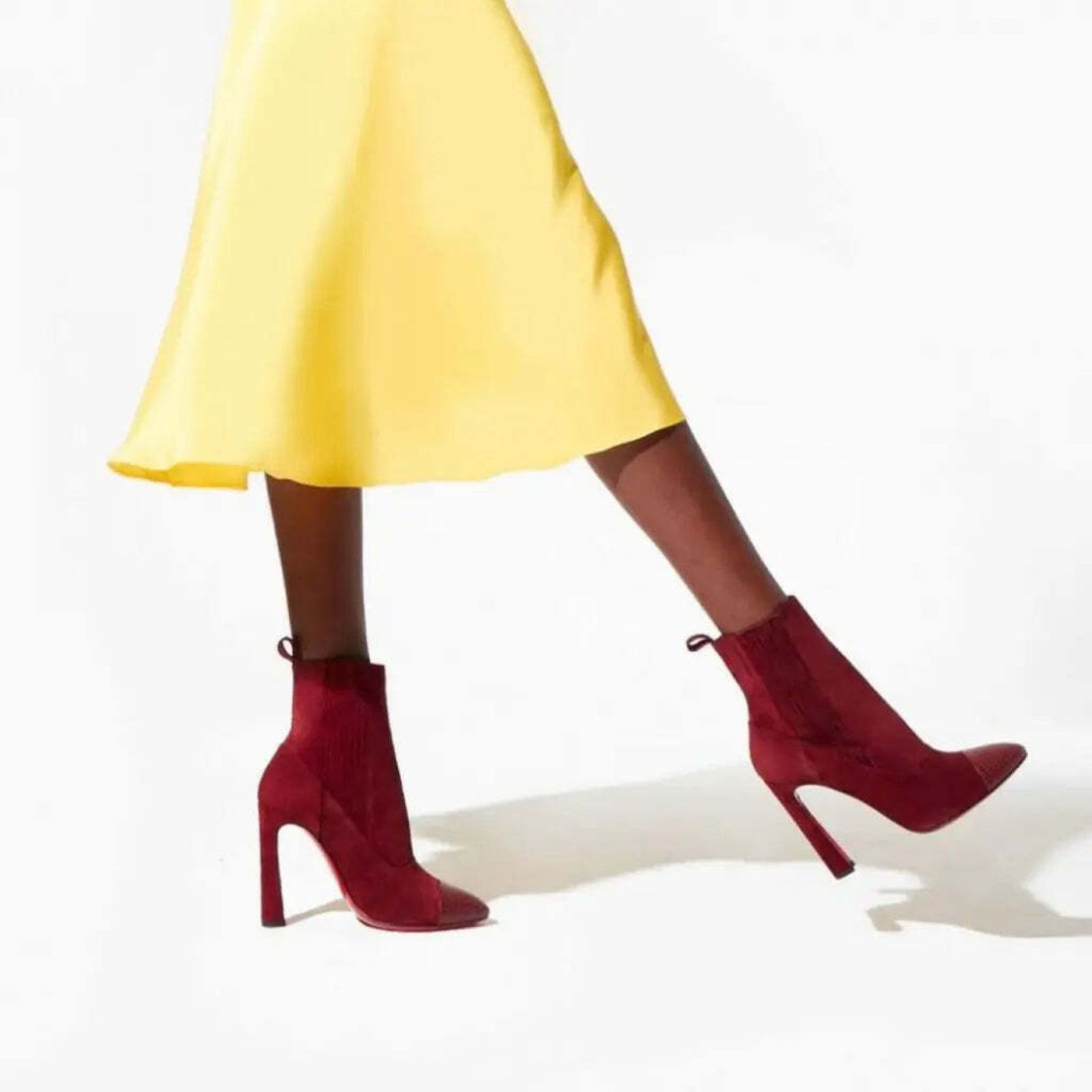 Christian Louboutin Christian Louboutin Me In The 90S 100 Tanin Red Suede Size US 7 / IT 37 - 5 Thumbnail
