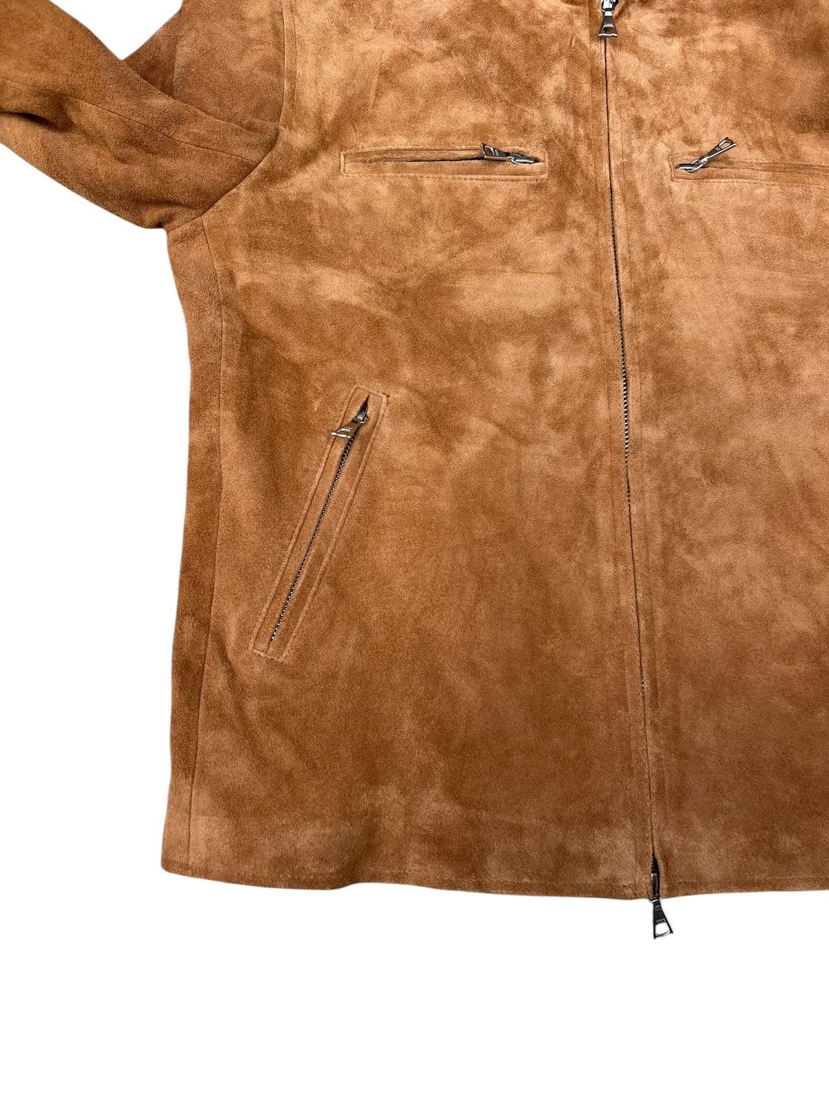 Ciaopanic Ciaopanic Japan Goatskin Suede Leather Slim Racer Jacket Size US M / EU 48-50 / 2 - 6 Thumbnail