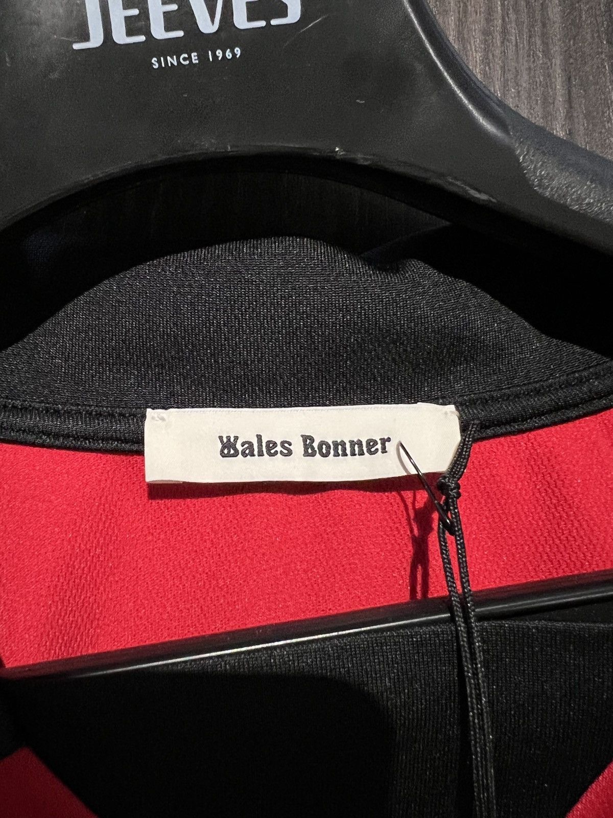 Wales Bonner Wales Bonner Color-Blocked Red and Black Long-Sleeve Jersey Size US XL / EU 56 / 4 - 6 Thumbnail
