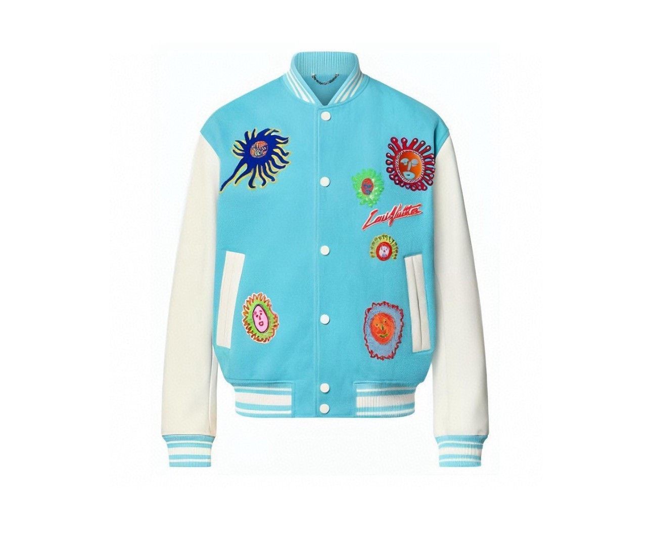 Louis Vuitton LV x Kusama Limited Patchwork Leather Jacket Size US M / EU 48-50 / 2 - 1 Thumbnail