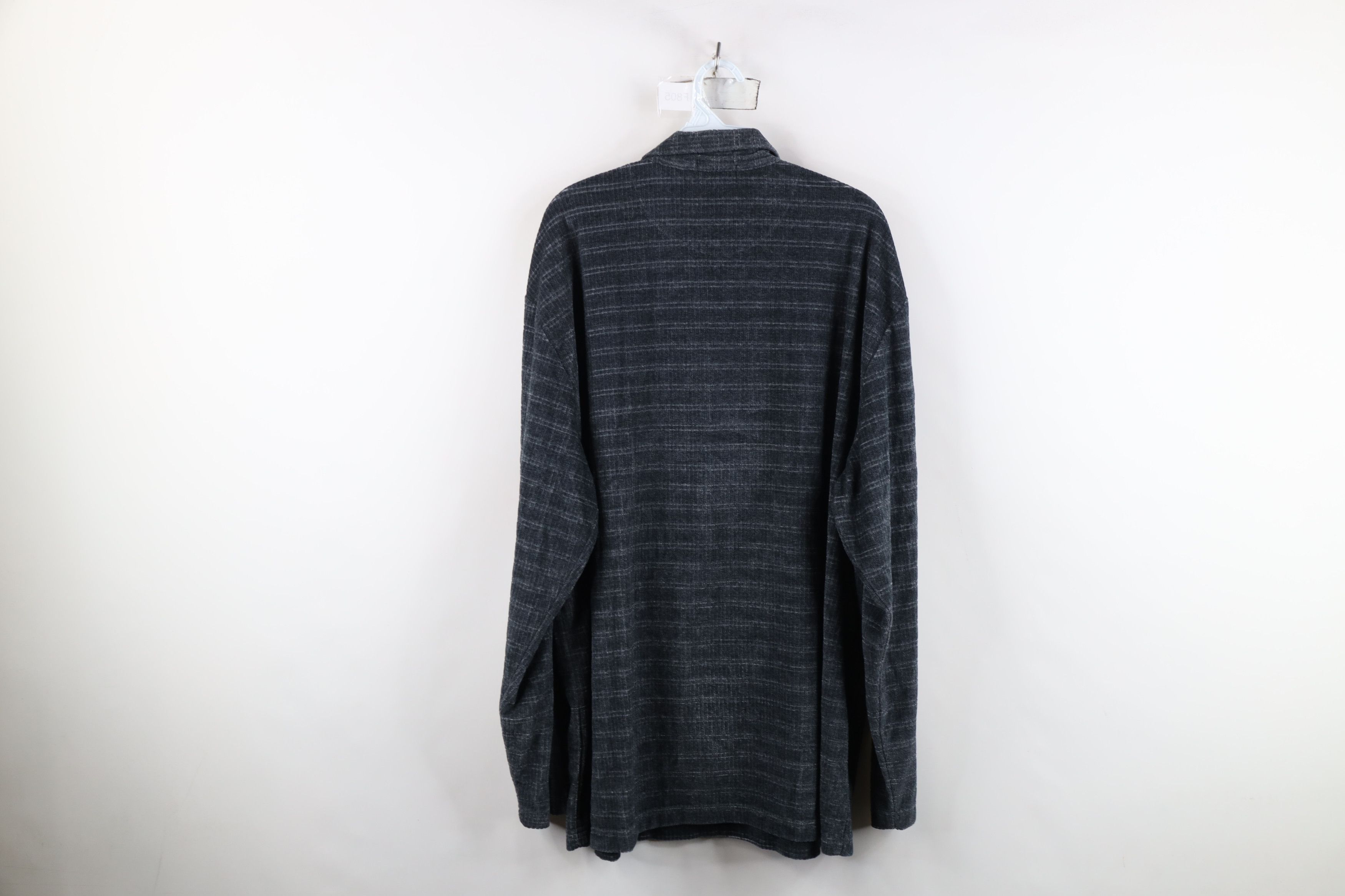 Vintage Vintage 90s Streetwear Knit Collared Fleece Polo Sweater Size US XXL / EU 58 / 5 - 8 Thumbnail