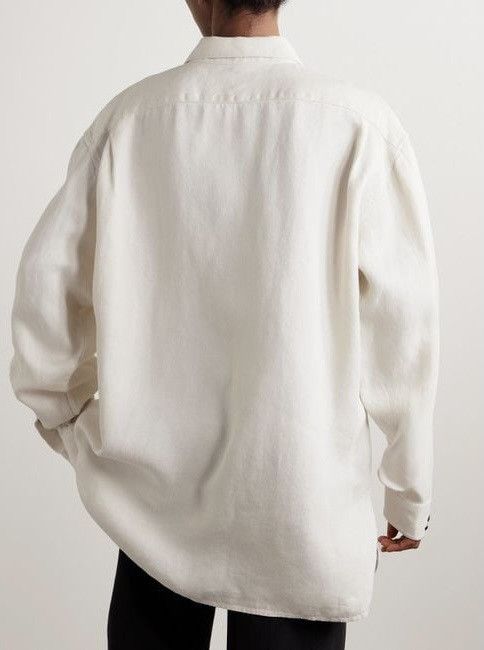 The Row The Row nesson linen- twill shirt Size M / US 6-8 / IT 42-44 - 3 Thumbnail