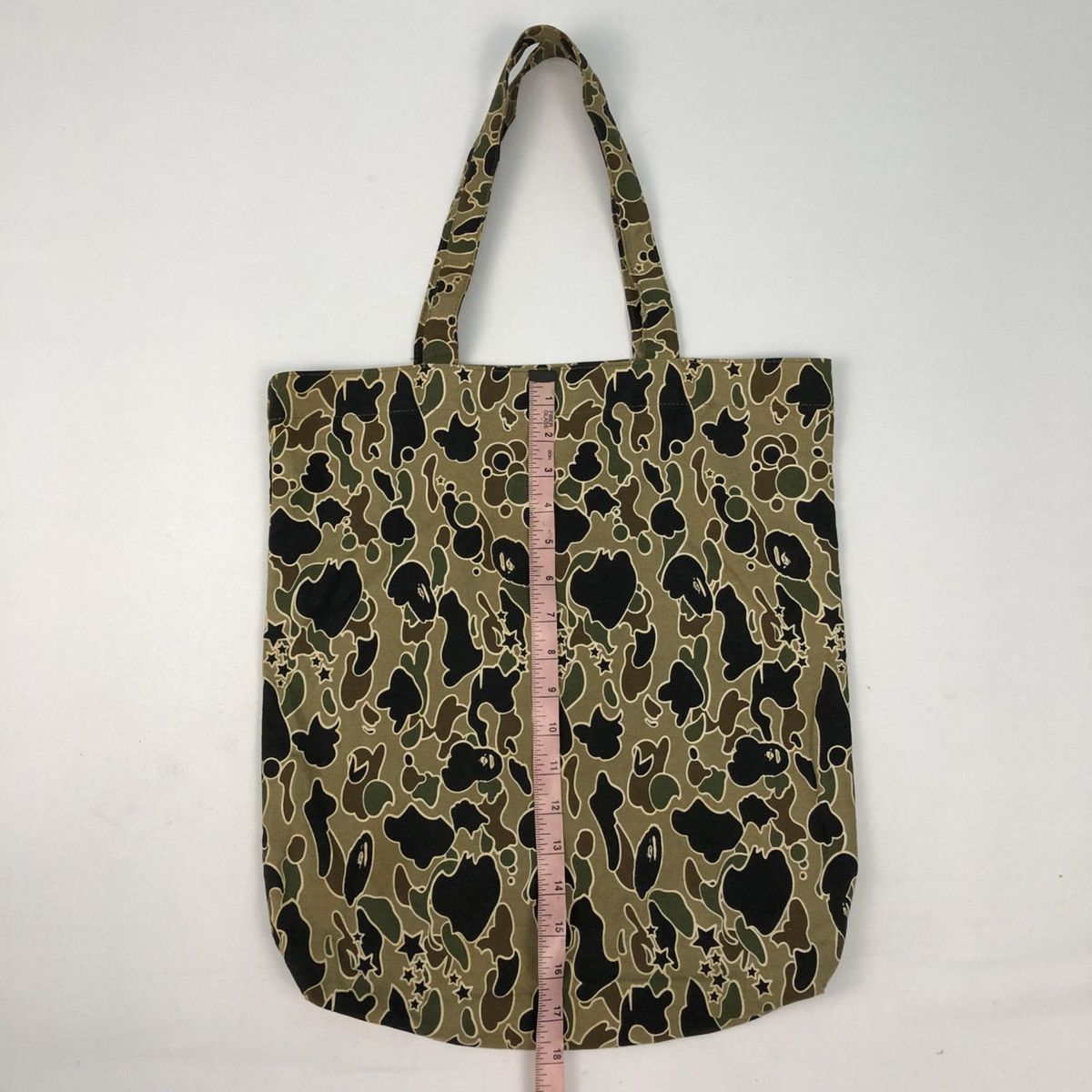 Bape A BATHING APE CAMO CANVAS TOTE BAG Size ONE SIZE - 10 Thumbnail