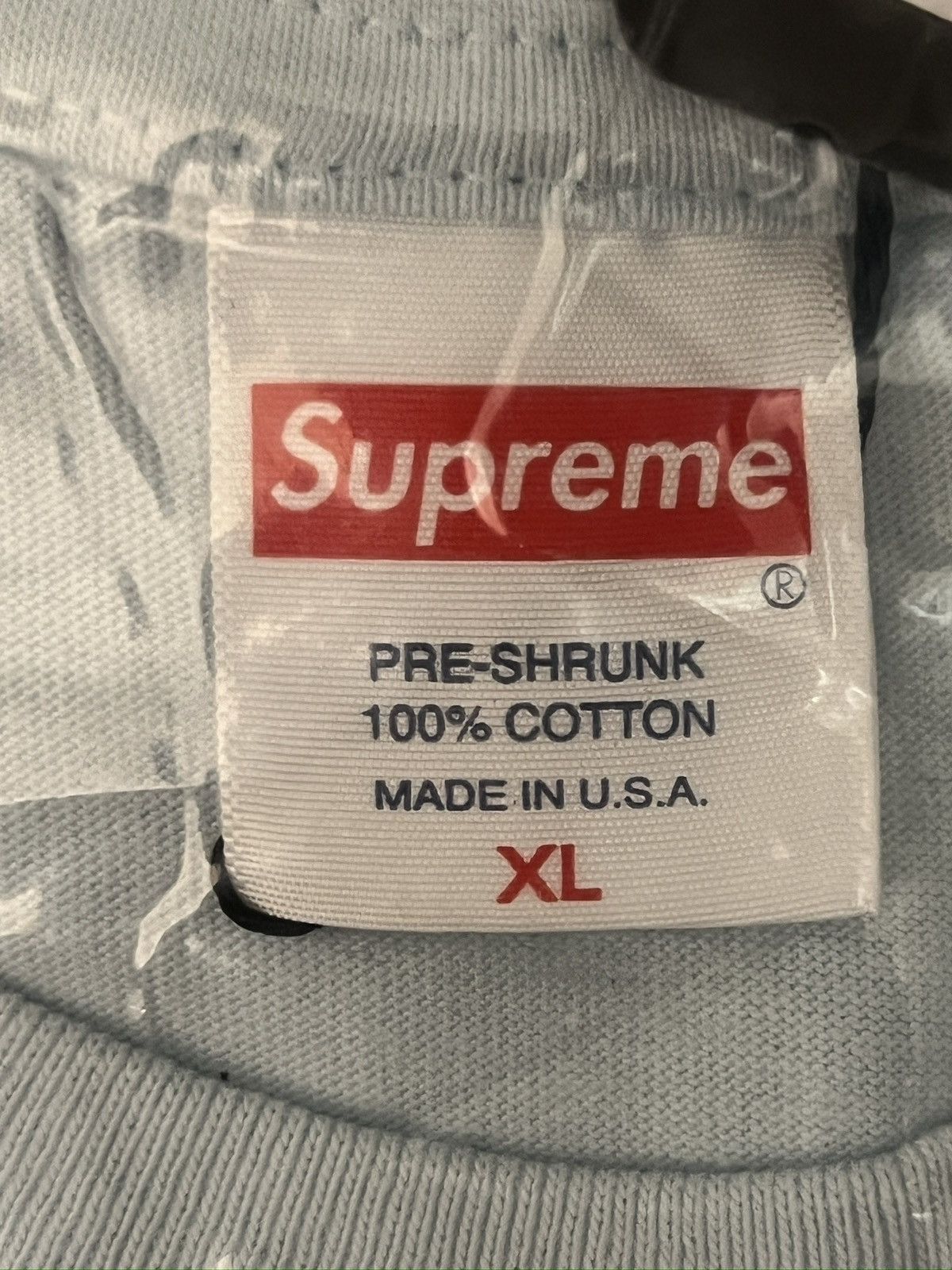 Supreme Supreme Ralph Steadman Blood Box Logo Tee Pale Blue - XL Size US XL / EU 56 / 4 - 4 Thumbnail