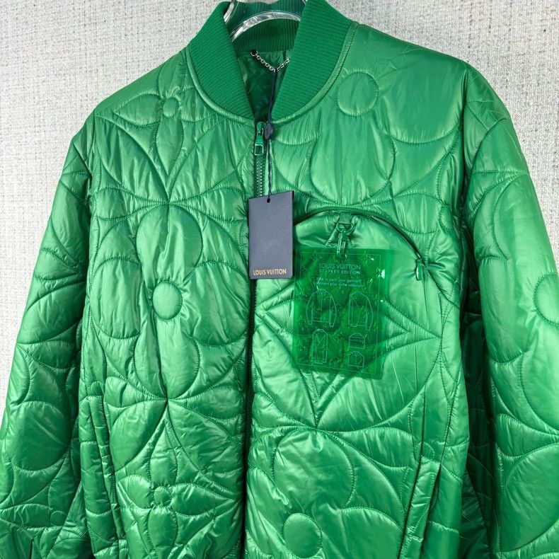 Louis Vuitton Louis Vuitton SS23 Pure Tri-Embossed Bomber Jacket Size US M / EU 48-50 / 2 - 2 Thumbnail
