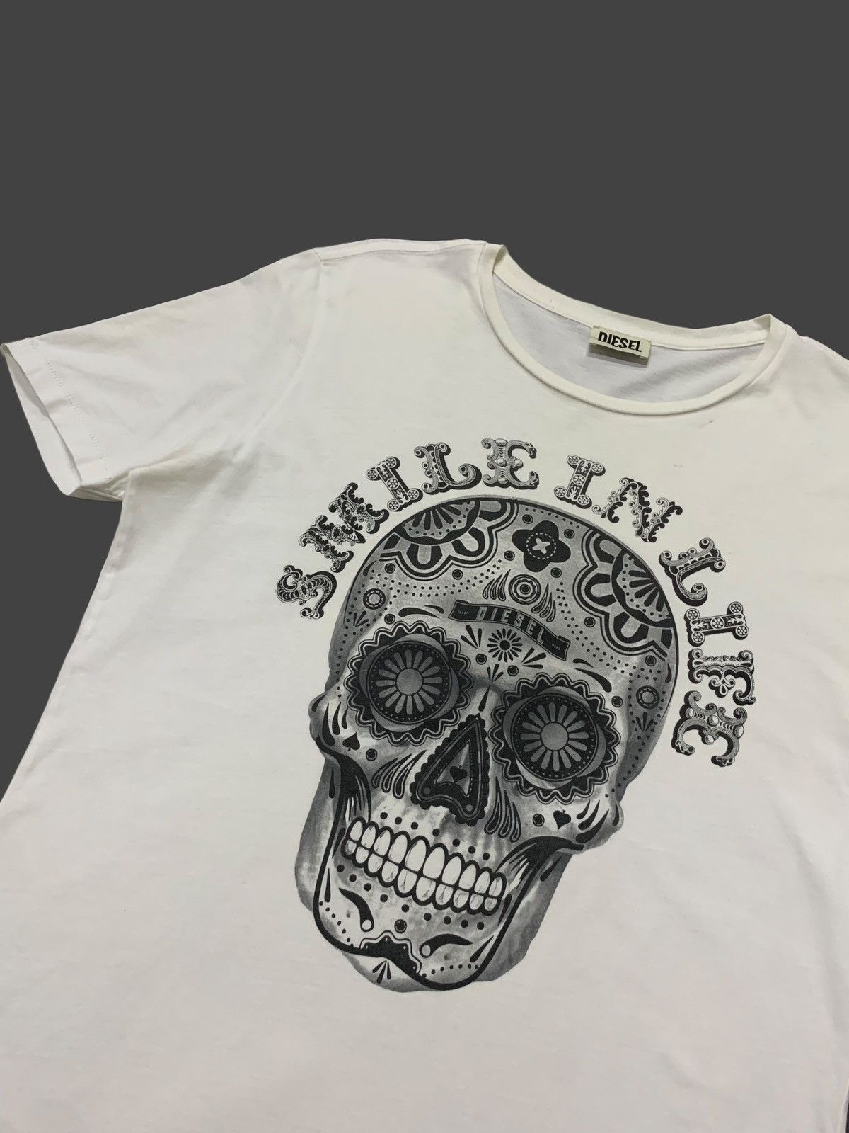 Diesel Diesel Skull Tribal Smile In Life tshirt Size US M / EU 48-50 / 2 - 3 Thumbnail