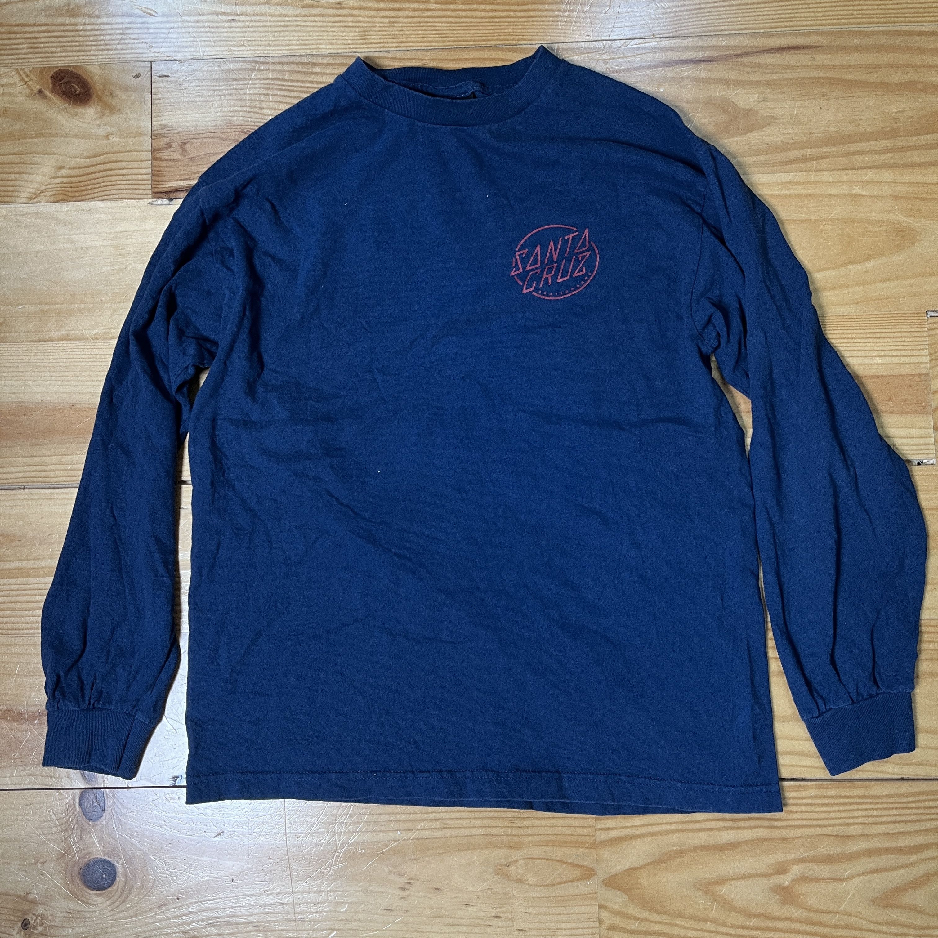 Other Santa Cruz Screaming Hand Long Sleeve Tee XL Navy Skate Size US XL / EU 56 / 4 - 1 Thumbnail