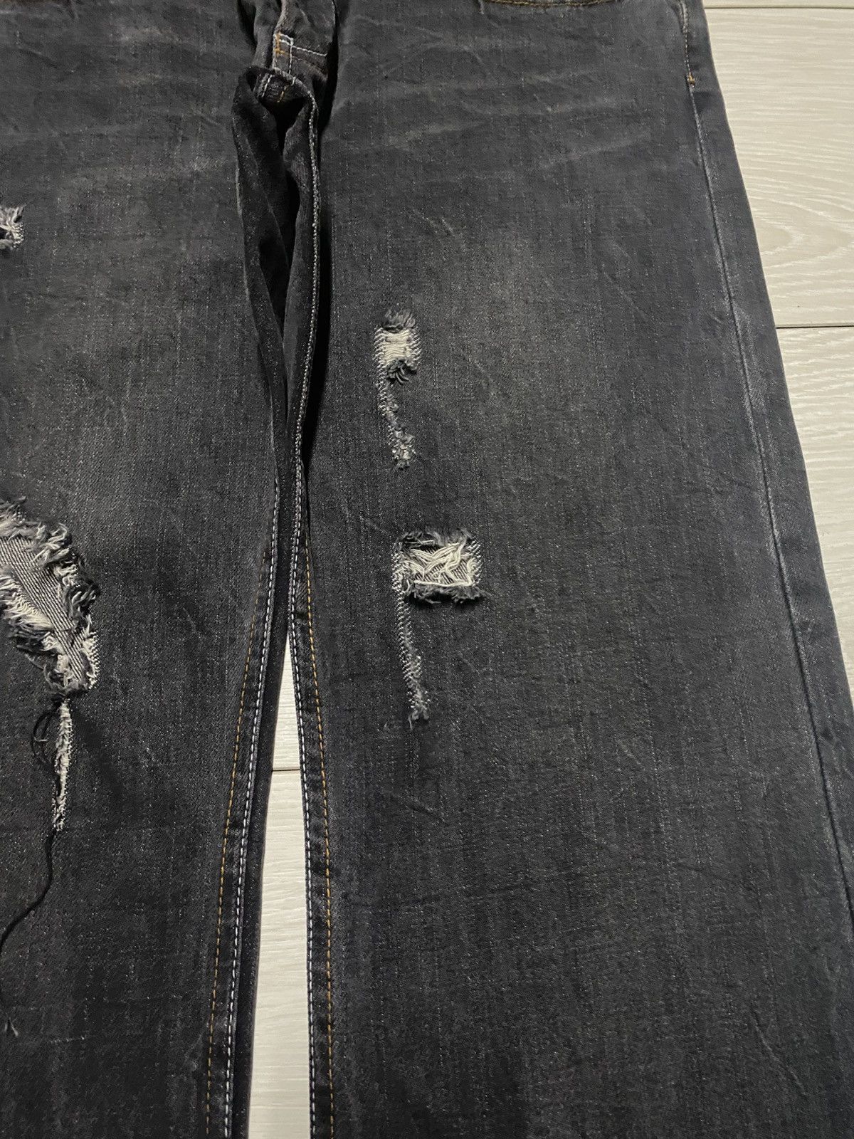 Japanese Brand Root Three vintage black denim jeans jeans Size US 32 / EU 48 - 10 Thumbnail