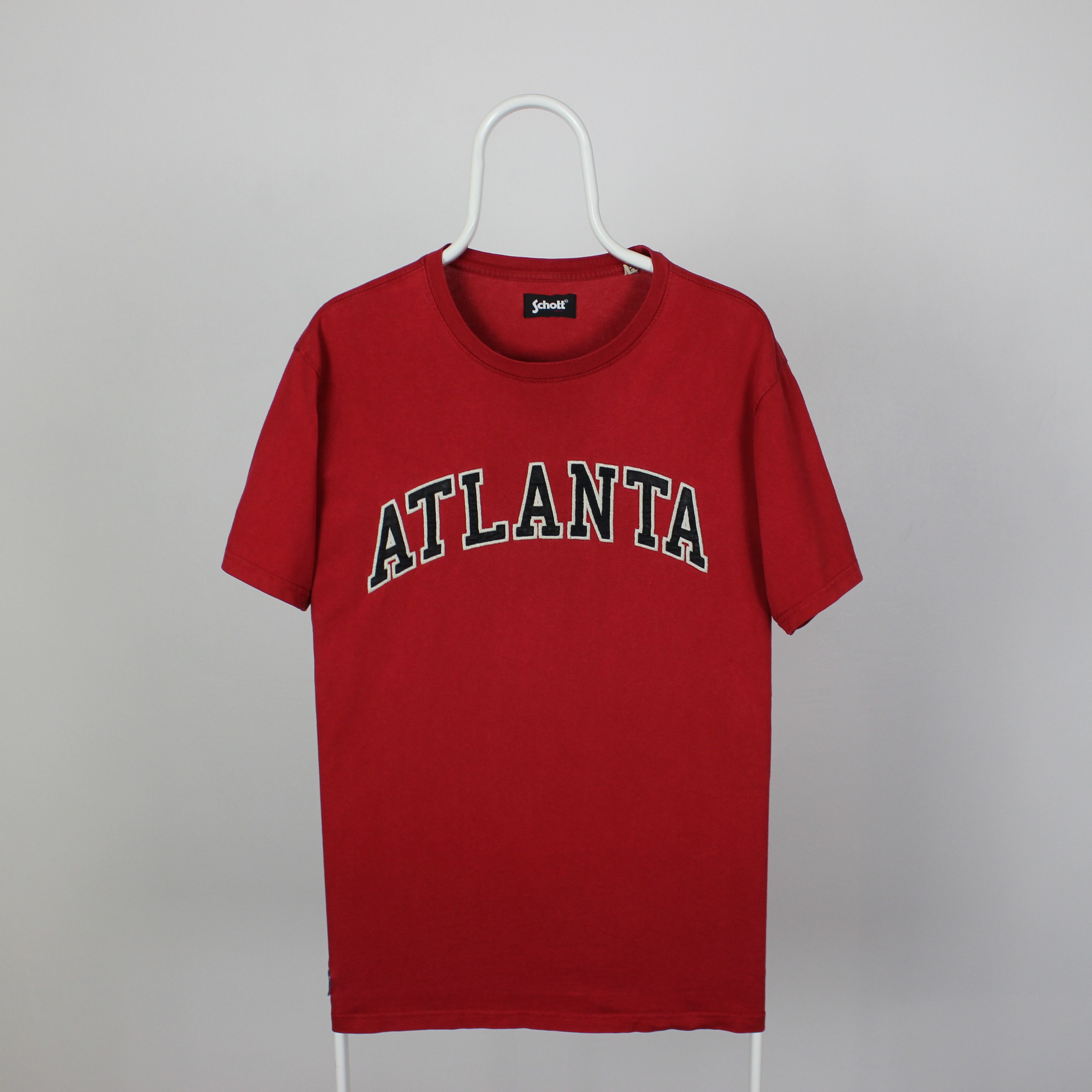 Schott Schott t shirt tee men cotton Atlanta red Size US XL / EU 56 / 4 - 2 Thumbnail
