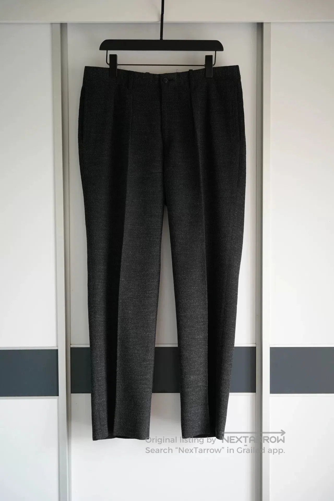 issey miyake men wool trousers 06aw.