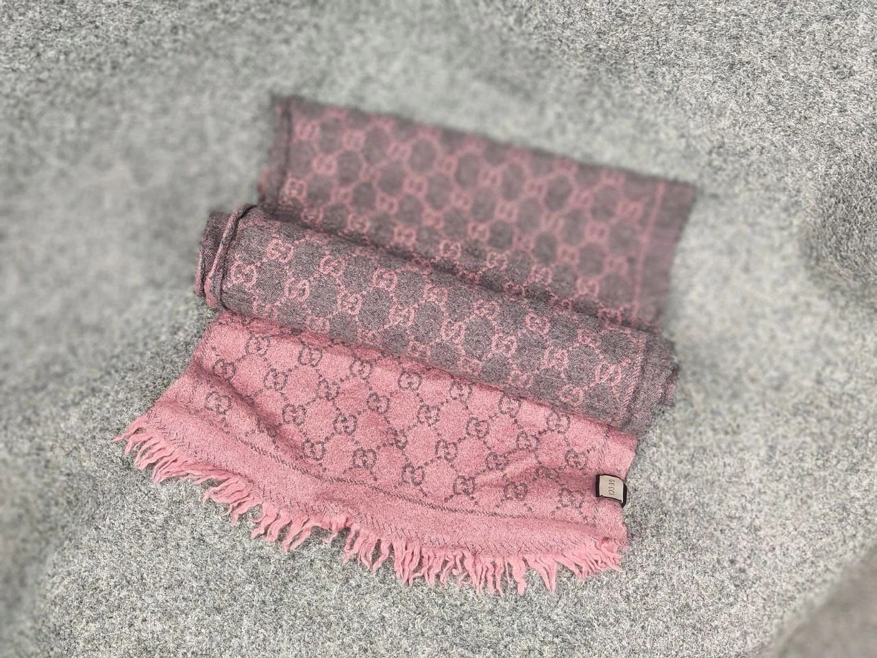 Gucci Gucci GG Monogram Authentic double-sided wool scarf Size ONE SIZE - 2 Thumbnail