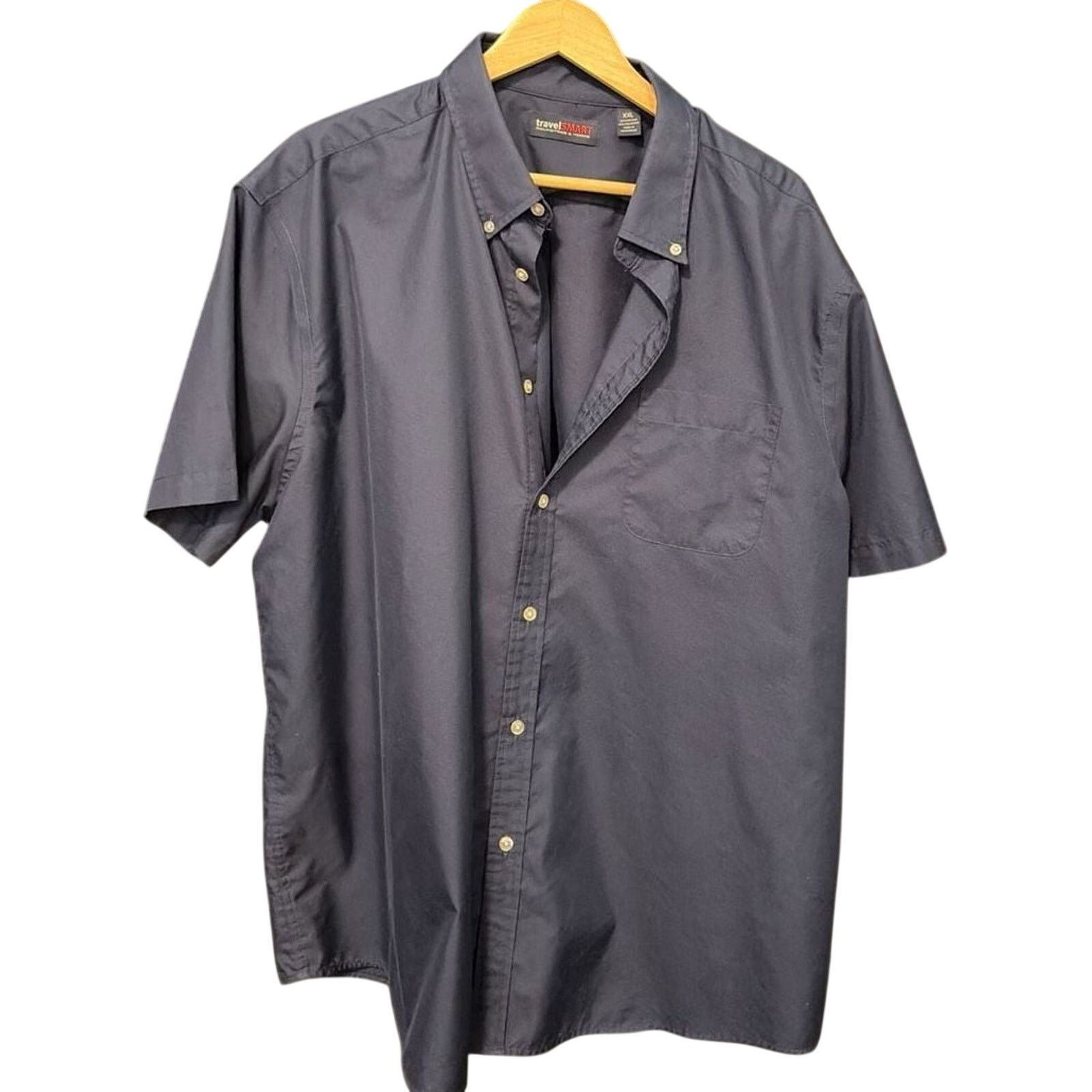 Roundtree & Yorke Roundtree & Yorke Men's Navy Blue Button-Down Shirt XXL Size US XXL / EU 58 / 5 - 1 Preview