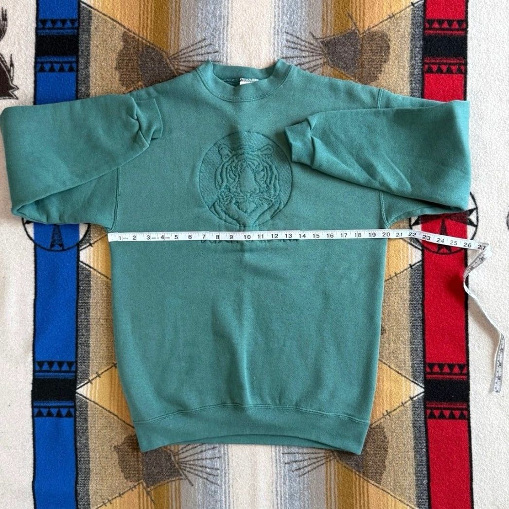 Tultex VINTAGE Busch Gardens Embroidered Crewneck Sweatshirt Size M Tiger Green Tultex Sweatshirt Mens 90s Animals Crew Neck Size US M / EU 48-50 / 2 - 6 Thumbnail