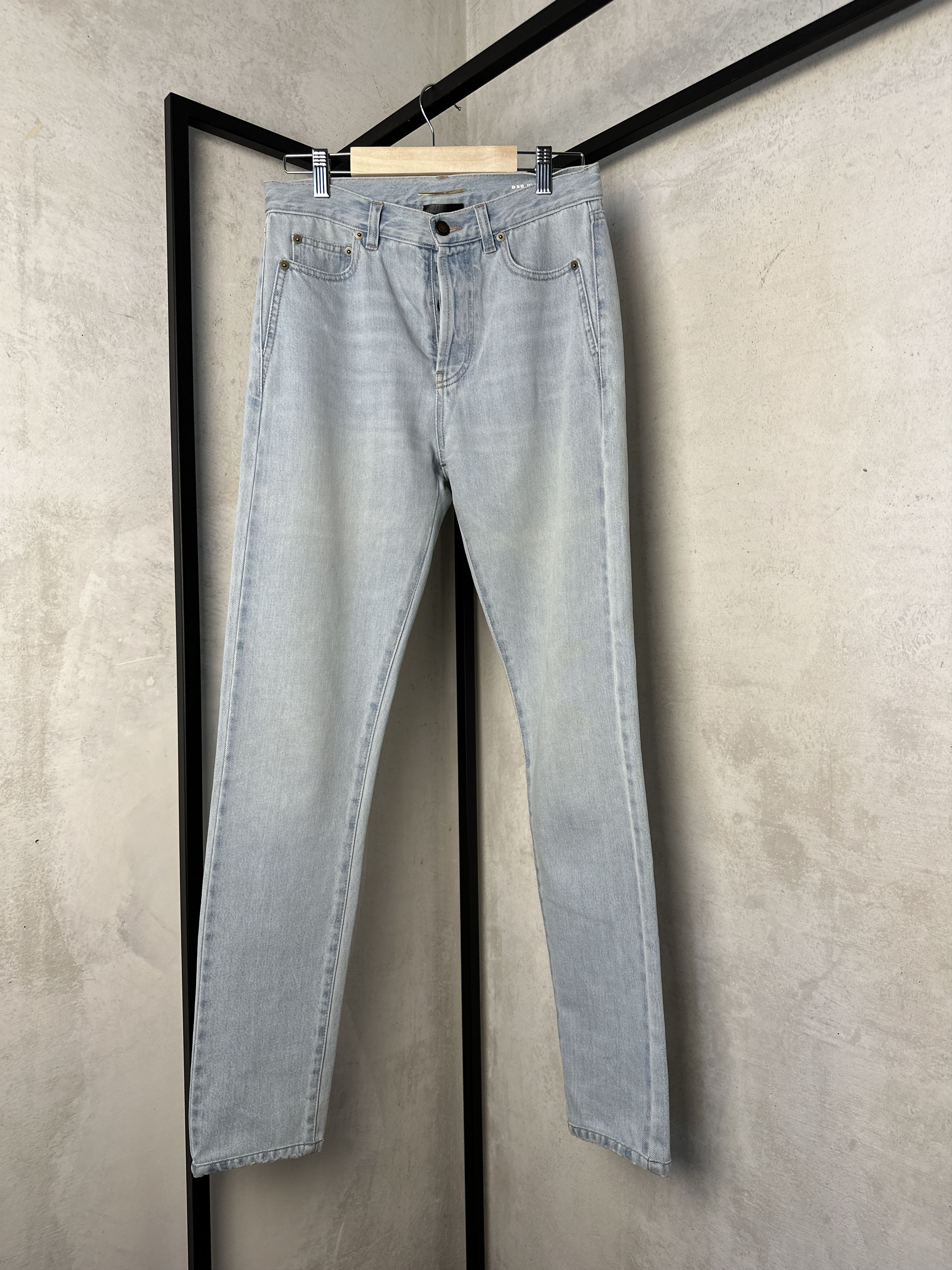 Saint Laurent Paris Saint Laurent SS17 Light Blue Skinny Jeans Size 27" / US 4 / IT 40 - 2 Thumbnail